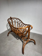 Berceau/lit de jour en bois courbé de style Thonet – XXe siècle