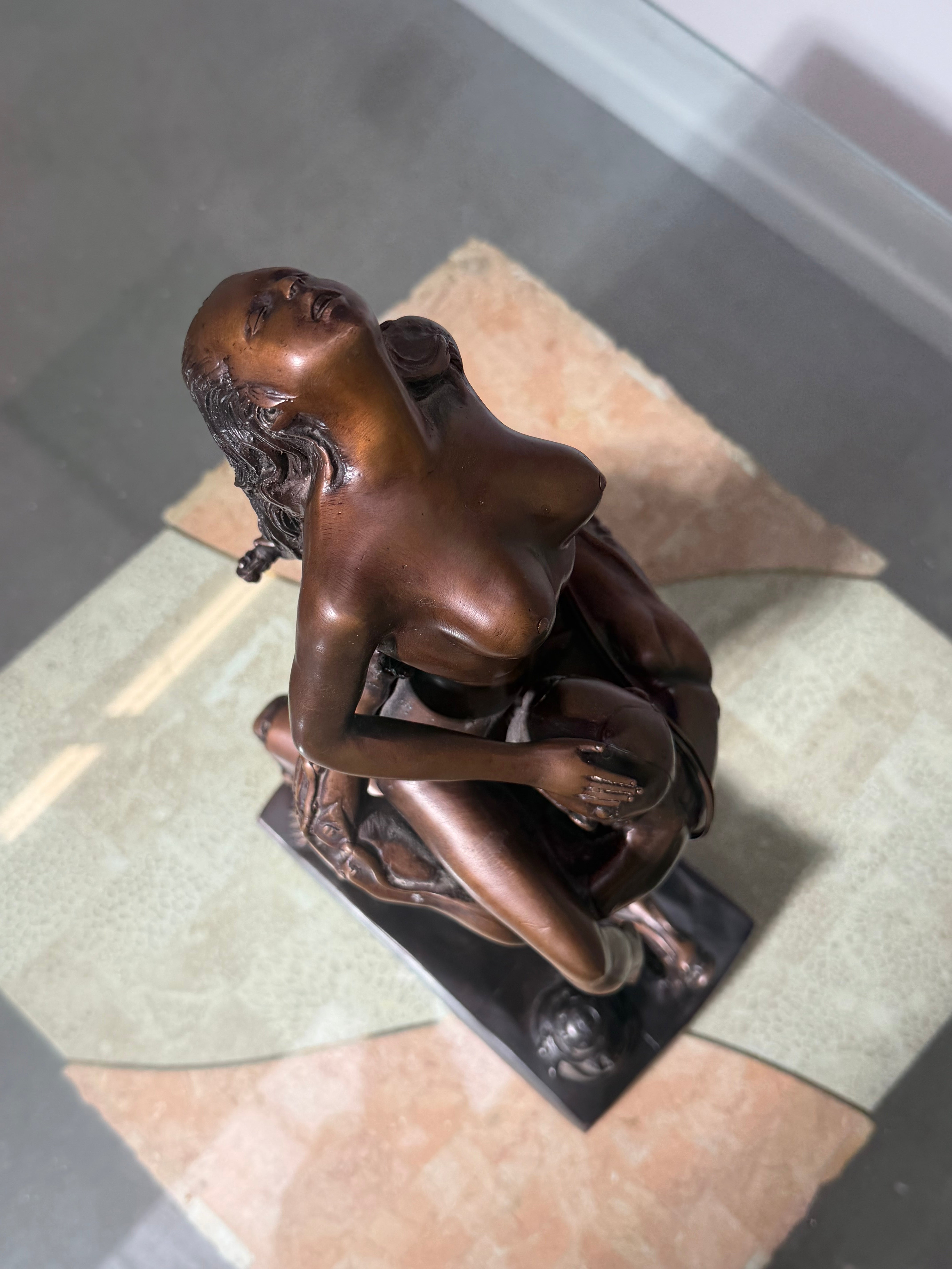 Bronze Sculpture “Techno Lover” after Rodolfo Bucacio