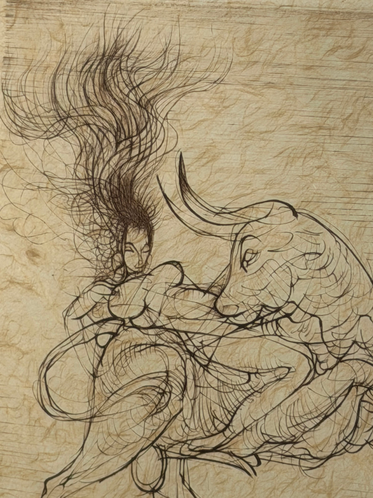 Hans Bellmer – The Abduction of Europa – H.C. Lithograph – 60 × 40 cm