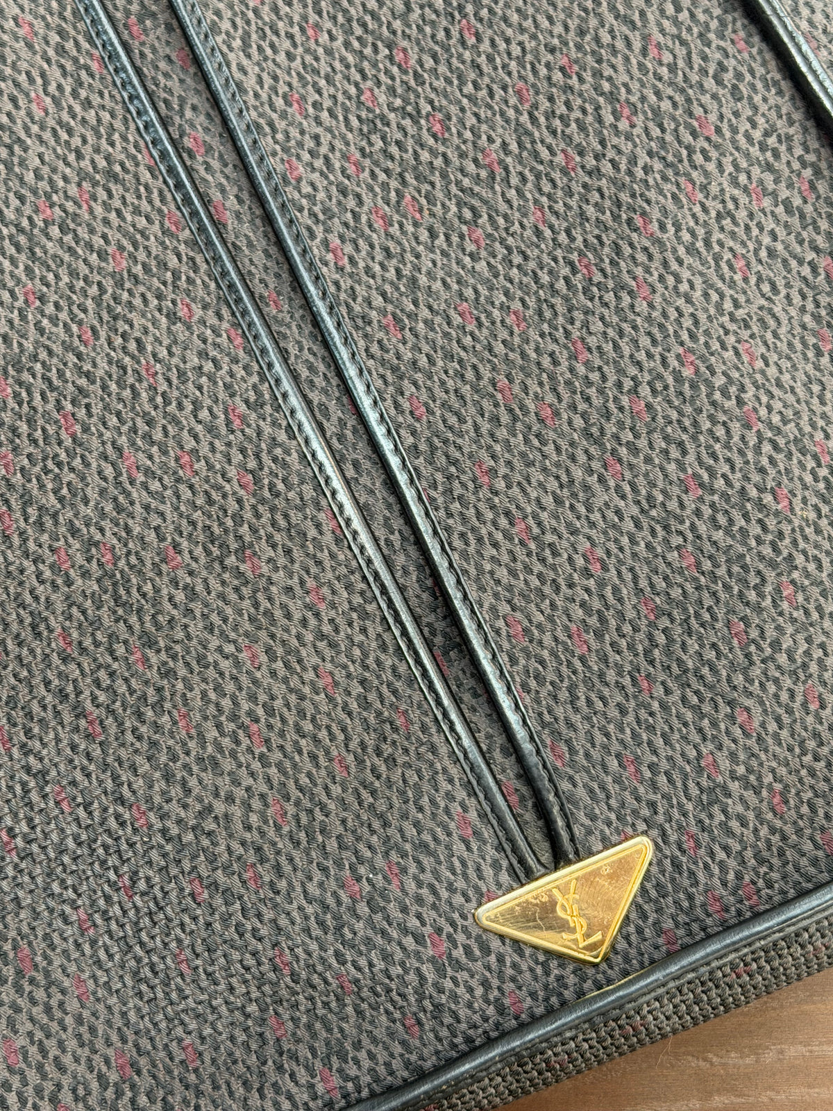 Vintage Yves Saint Laurent YSL Monogram Shoulder Bag