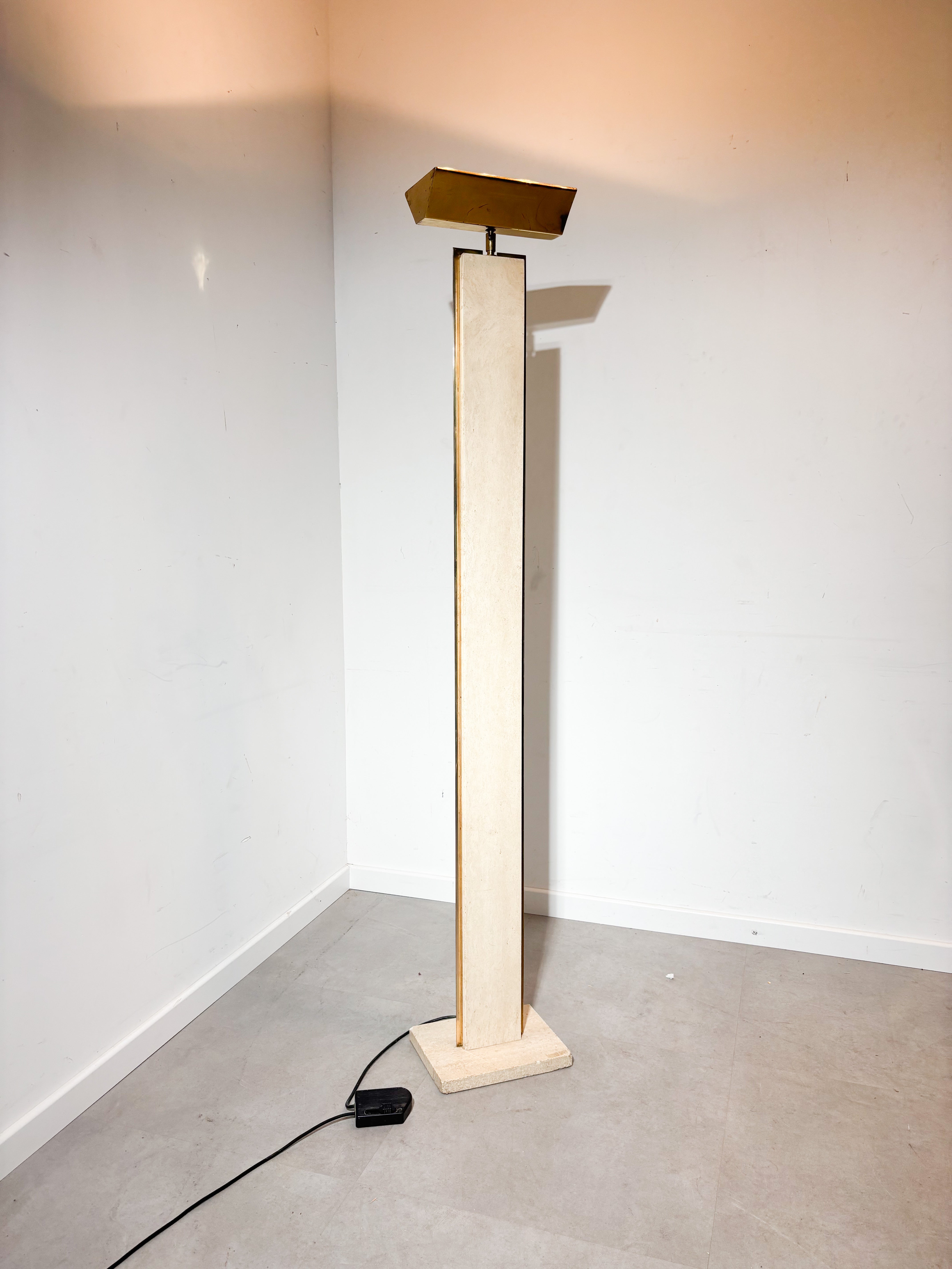 Camille Breesch Travertine Floorlamp