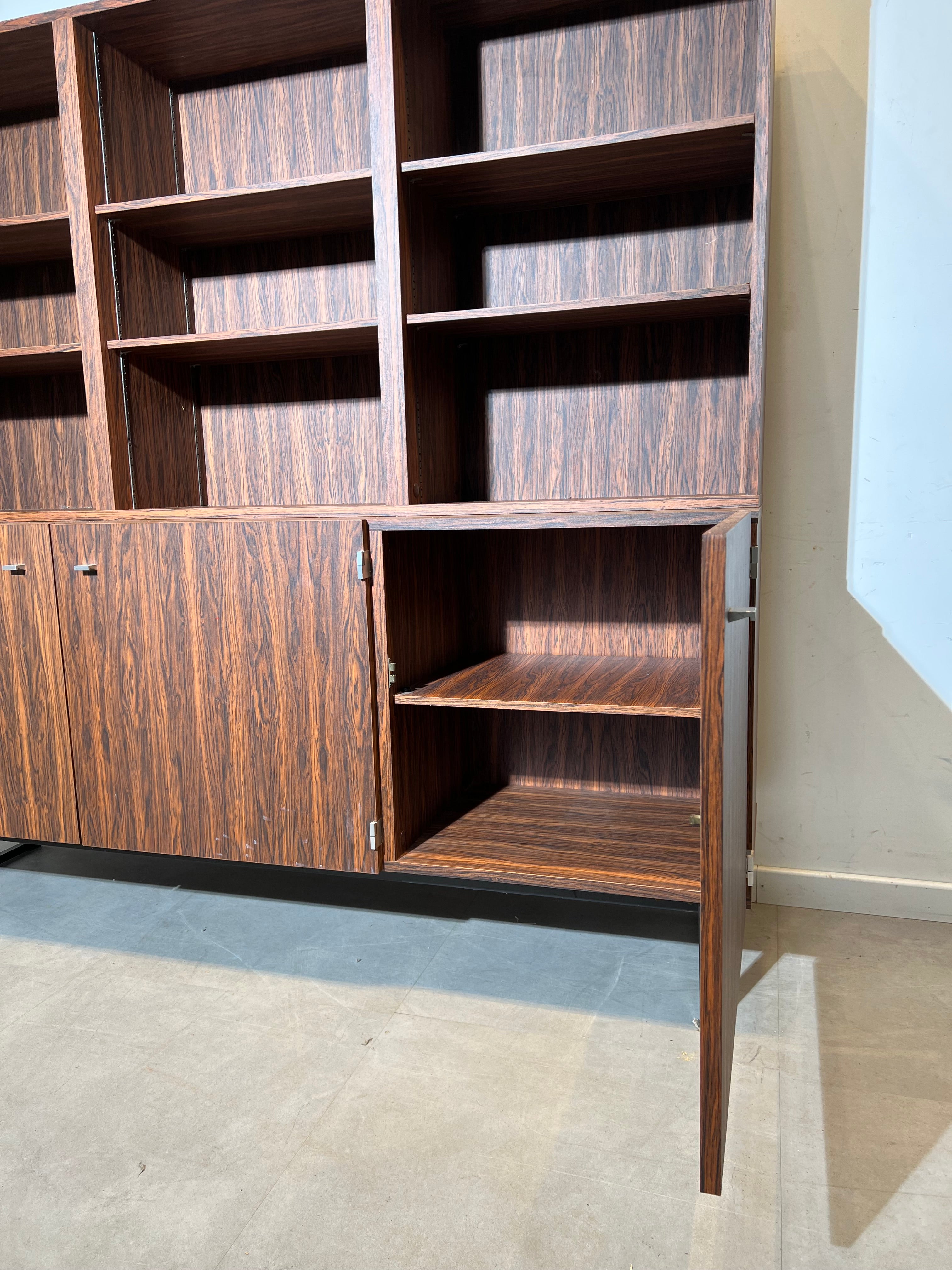 Pierre Guariche for Meurop Rosewood wall unit
