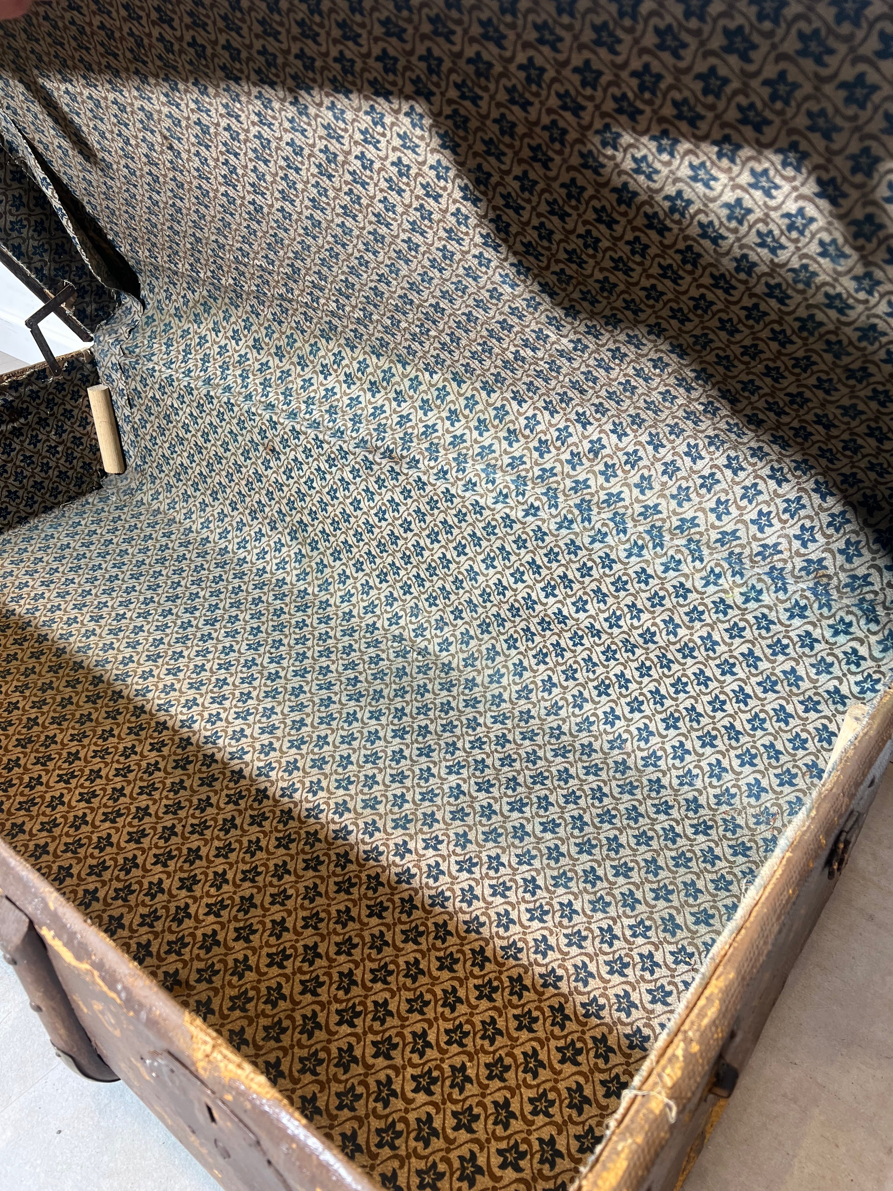 LV style Suitcase with Monogram