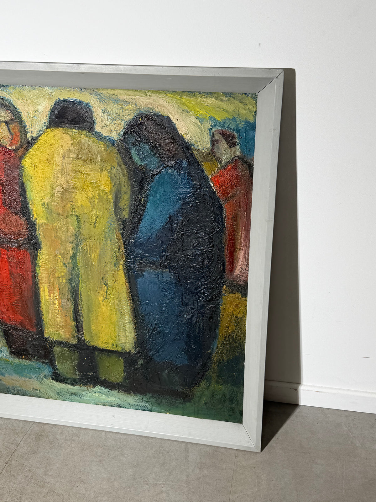 Frans Minnaert – Large Figurative Oil Painting on Panel – 132 × 110 cm
