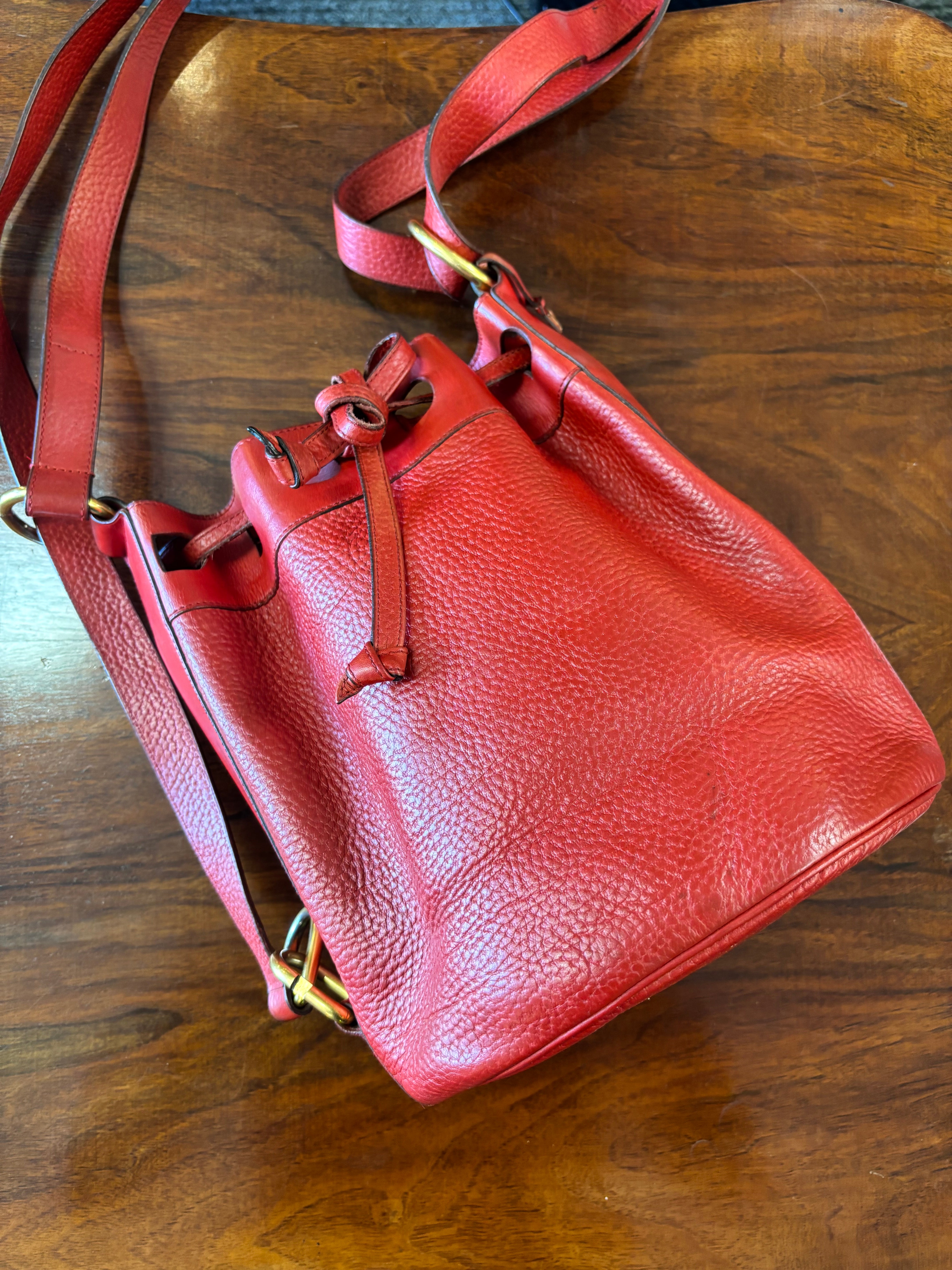 Delvaux “Gibus” Red Bag