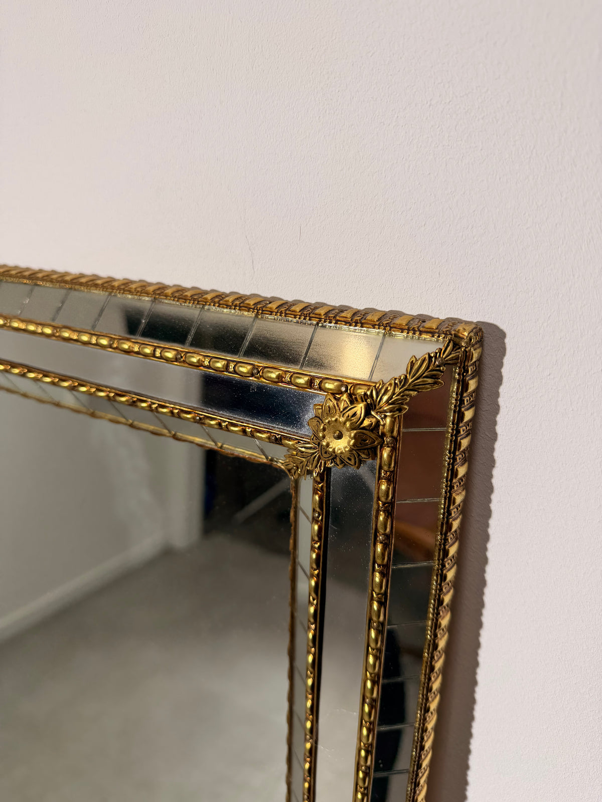 Vintage Venetian Style Gilt Mirror