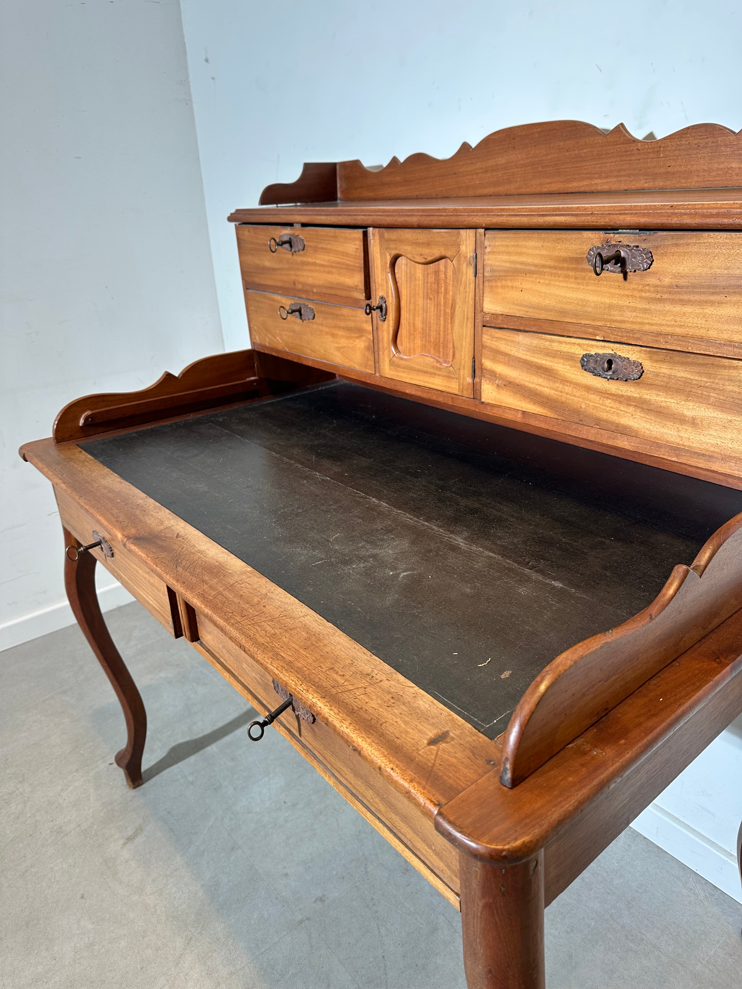 Antique Wooden Secretary Desk