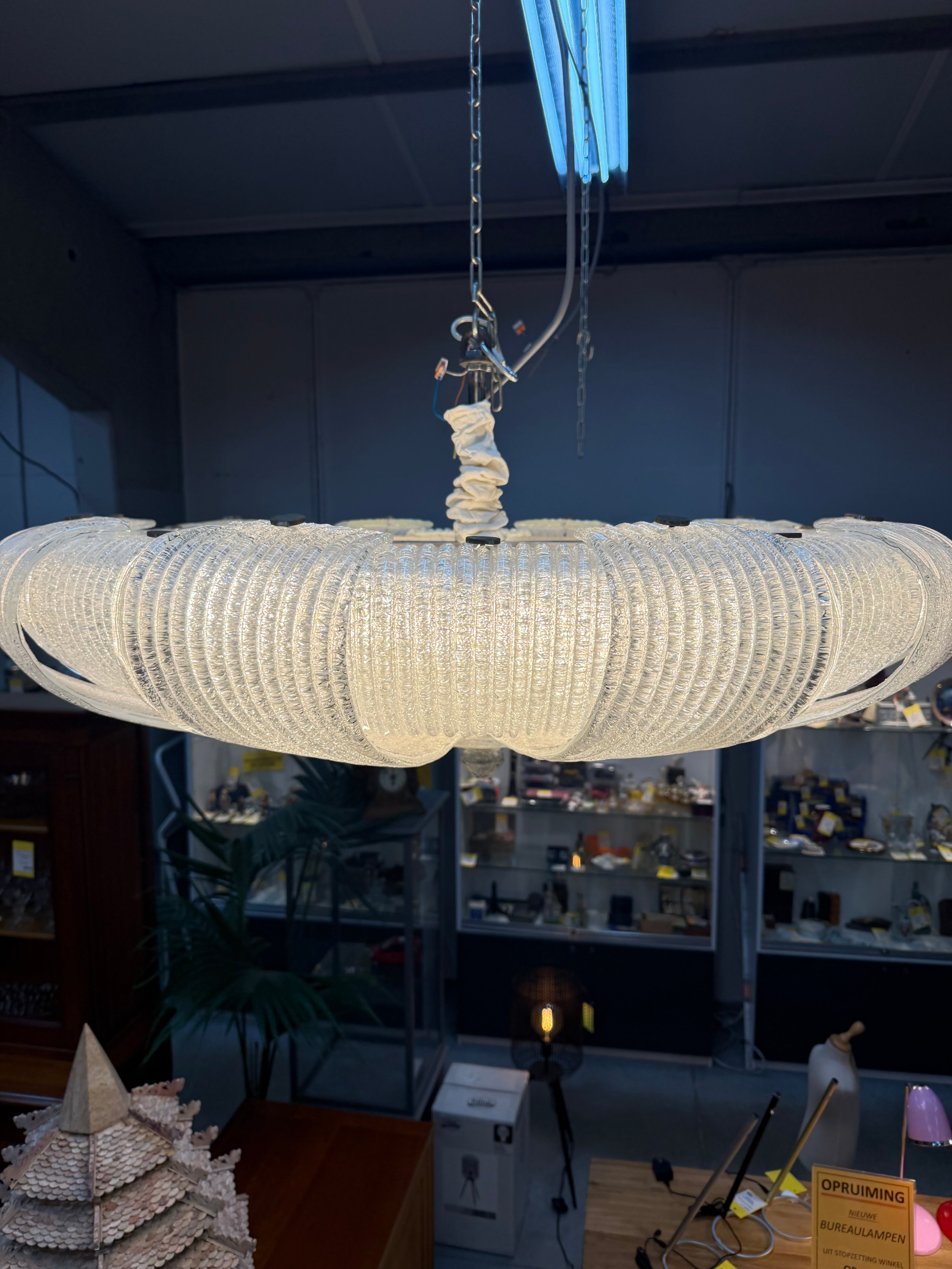 Murano Glass Chandelier — Italy, 1980s