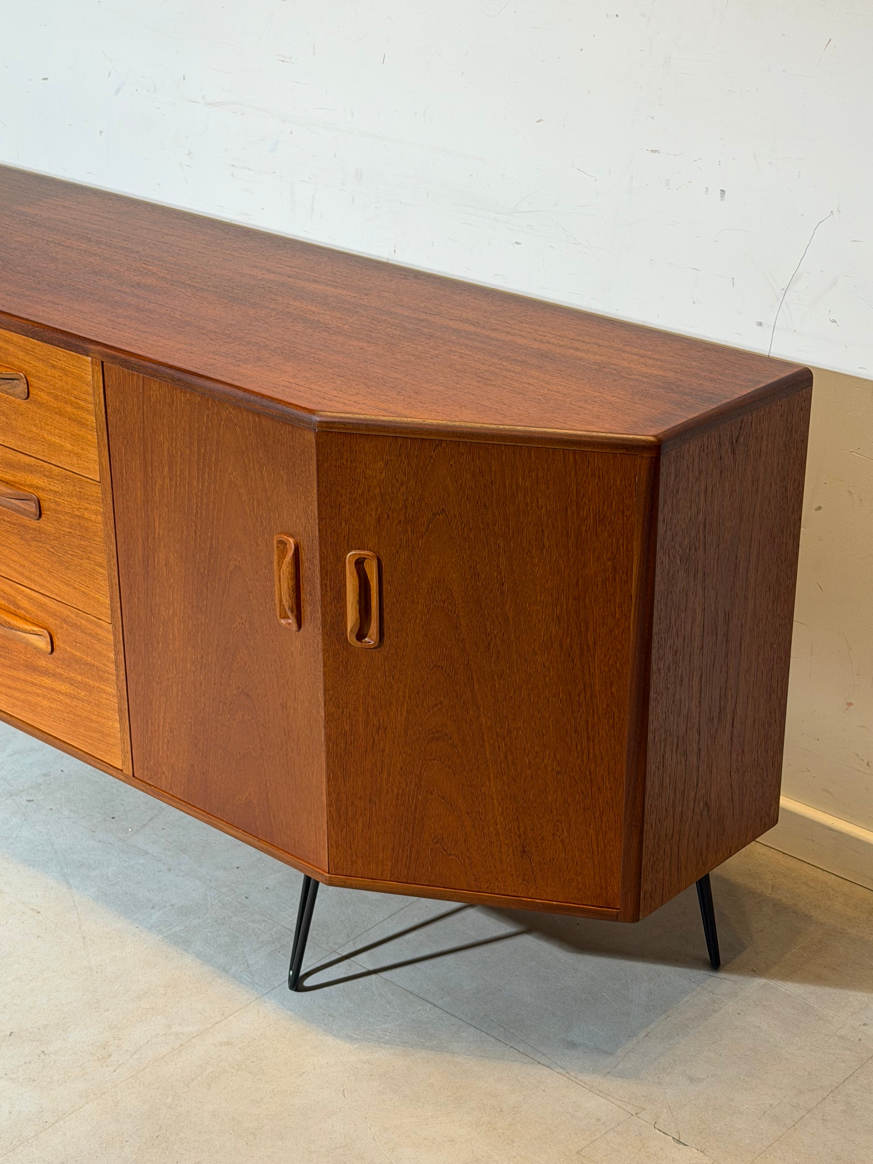 G-Plan Teak Sideboard with Hairpin Legs – Mid-Century Modern Vintage Cabinet