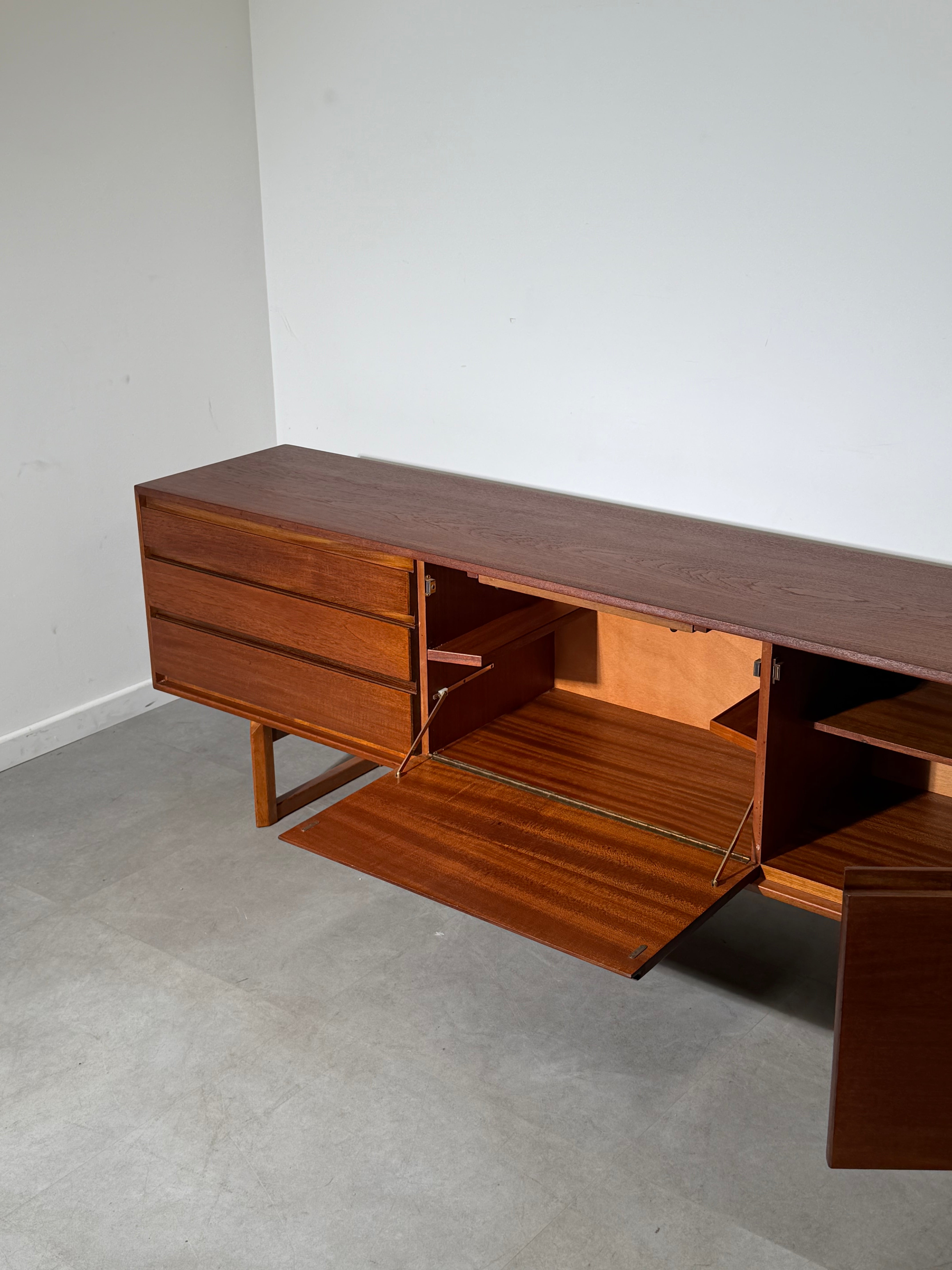 White & Newton Teak Sideboard – British Mid-Century Modern