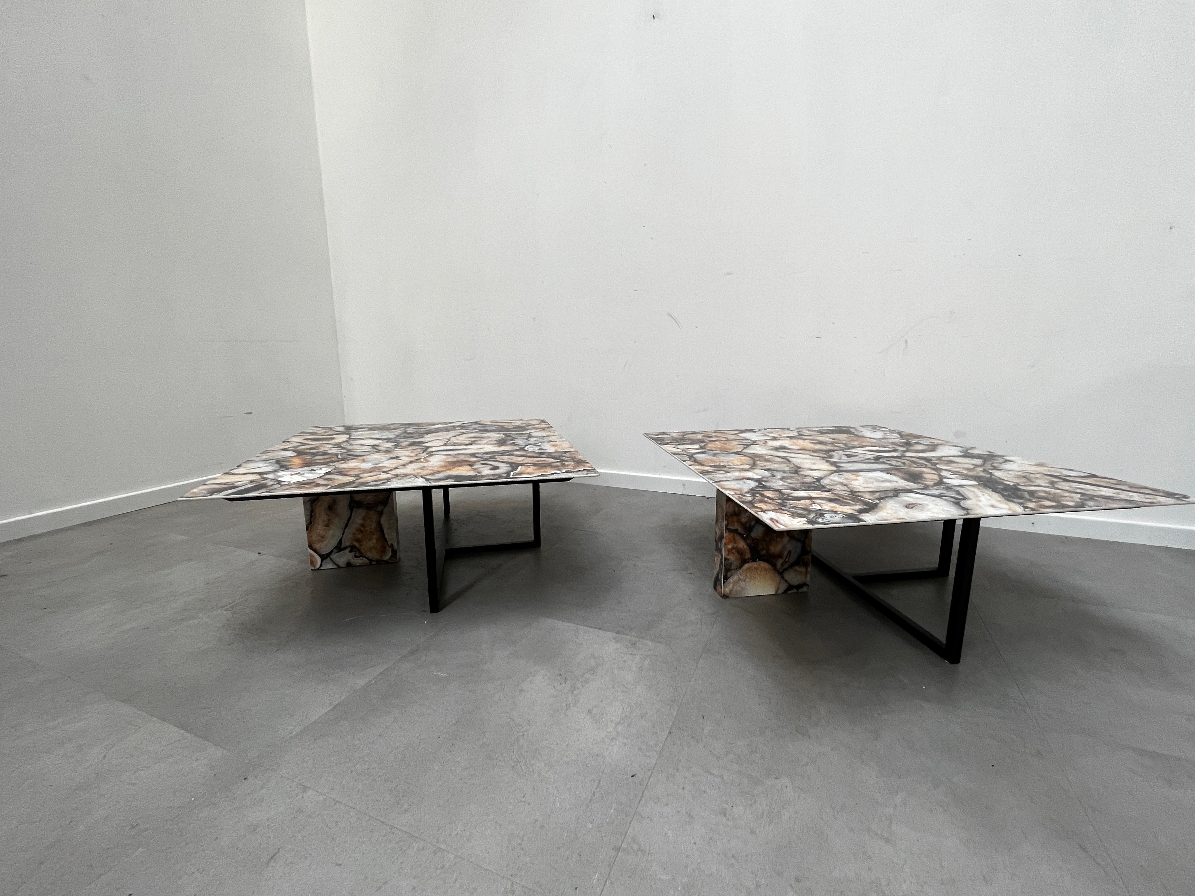 Bijzettafel / Salontafel (combinatie)