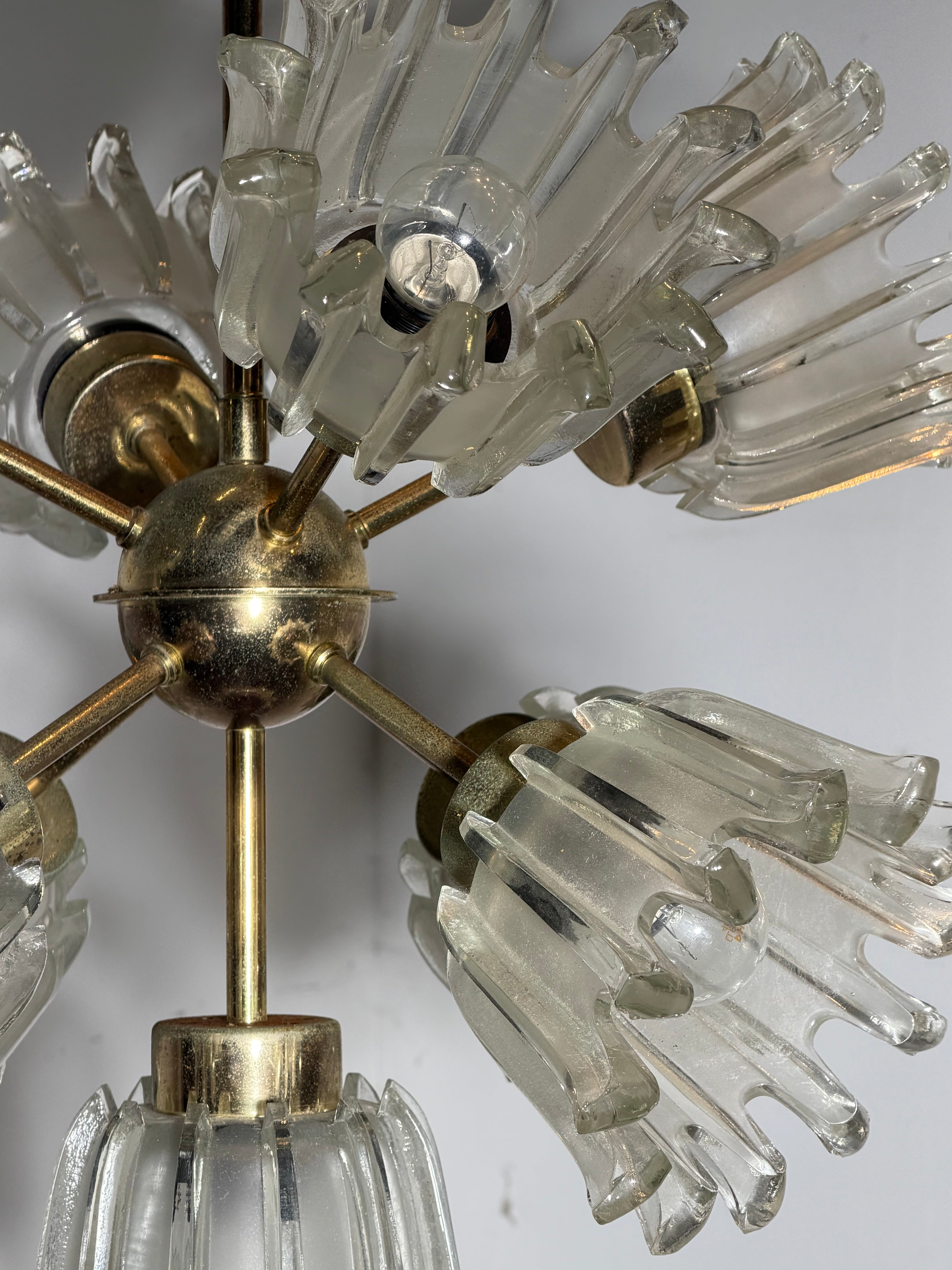 Vintage Pendant Lamp by Leclaire & Schaffer