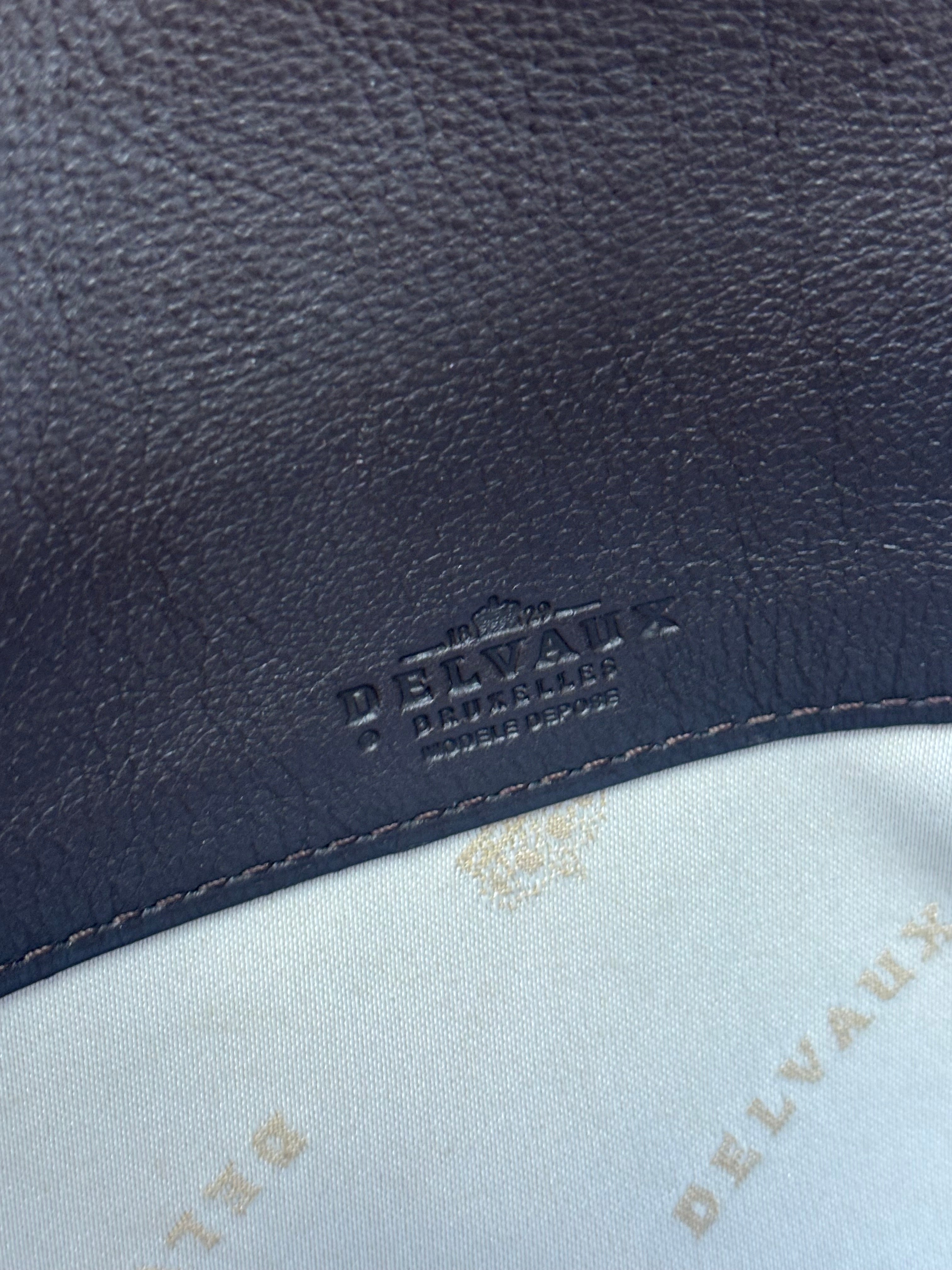 Delvaux Calf Souplé Brown Crossbody Bag