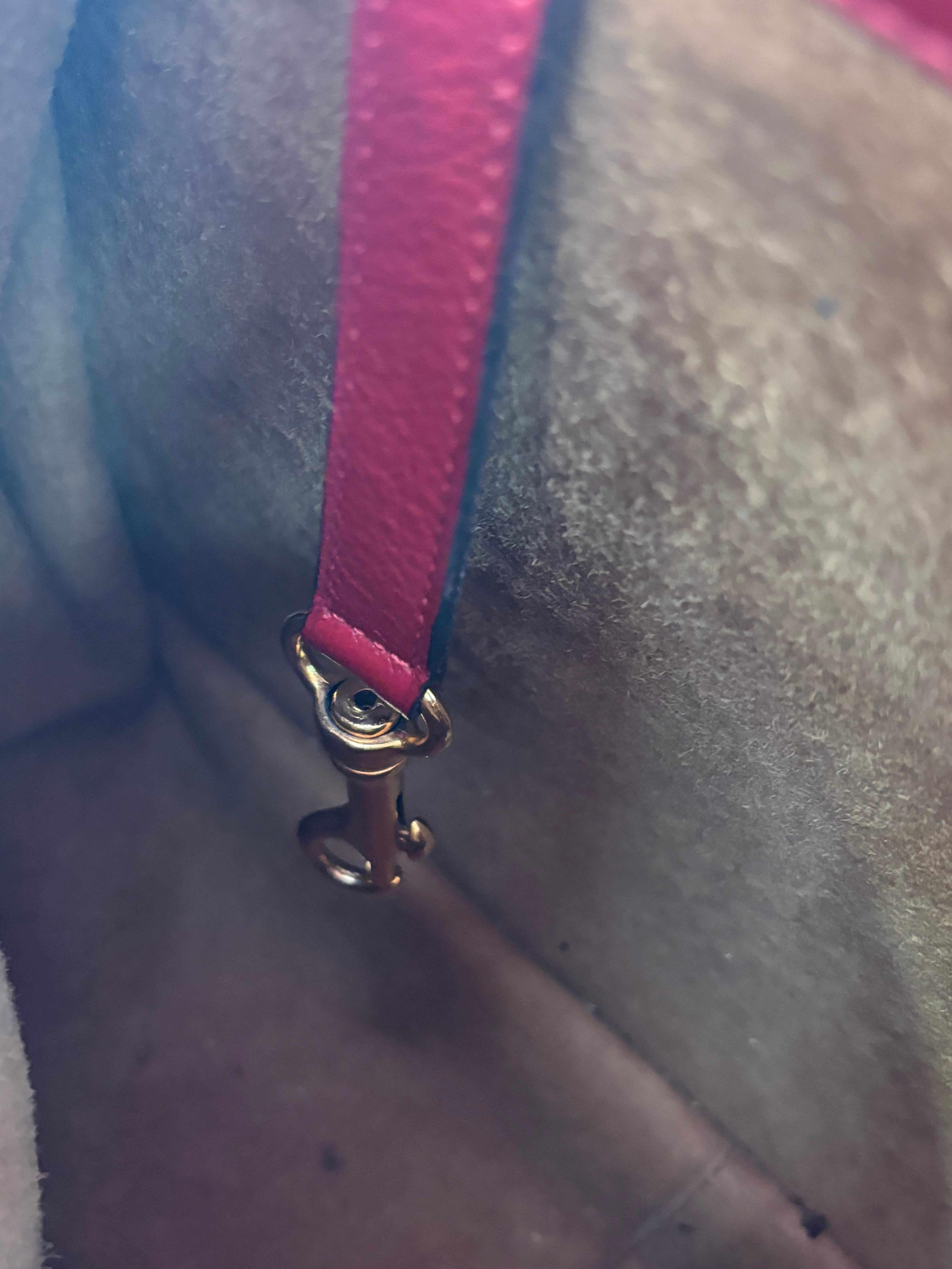 Delvaux red leather shoulder Bag