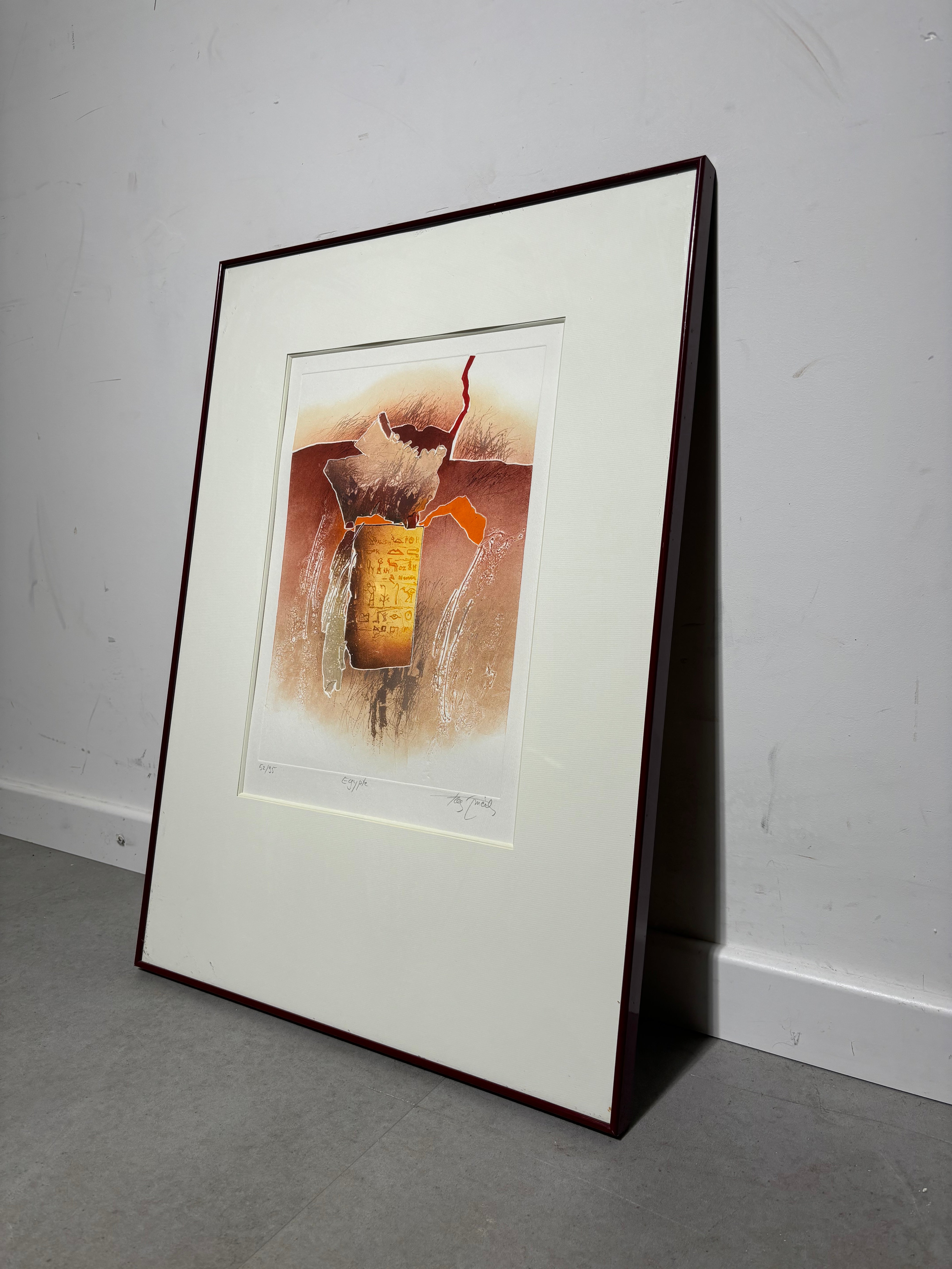 Gravure de Francis Méan « Egypte »