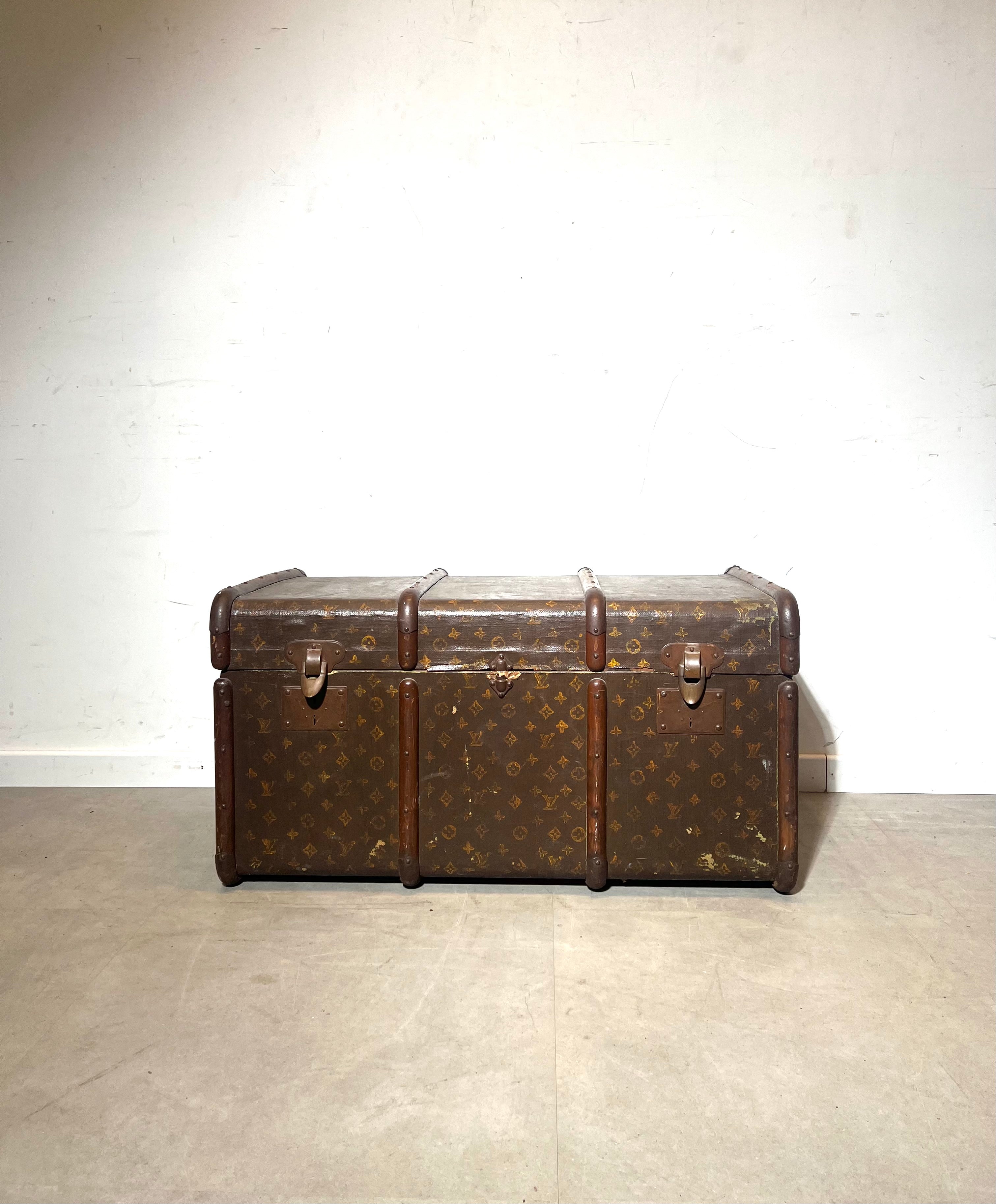 LV style Suitcase with Monogram