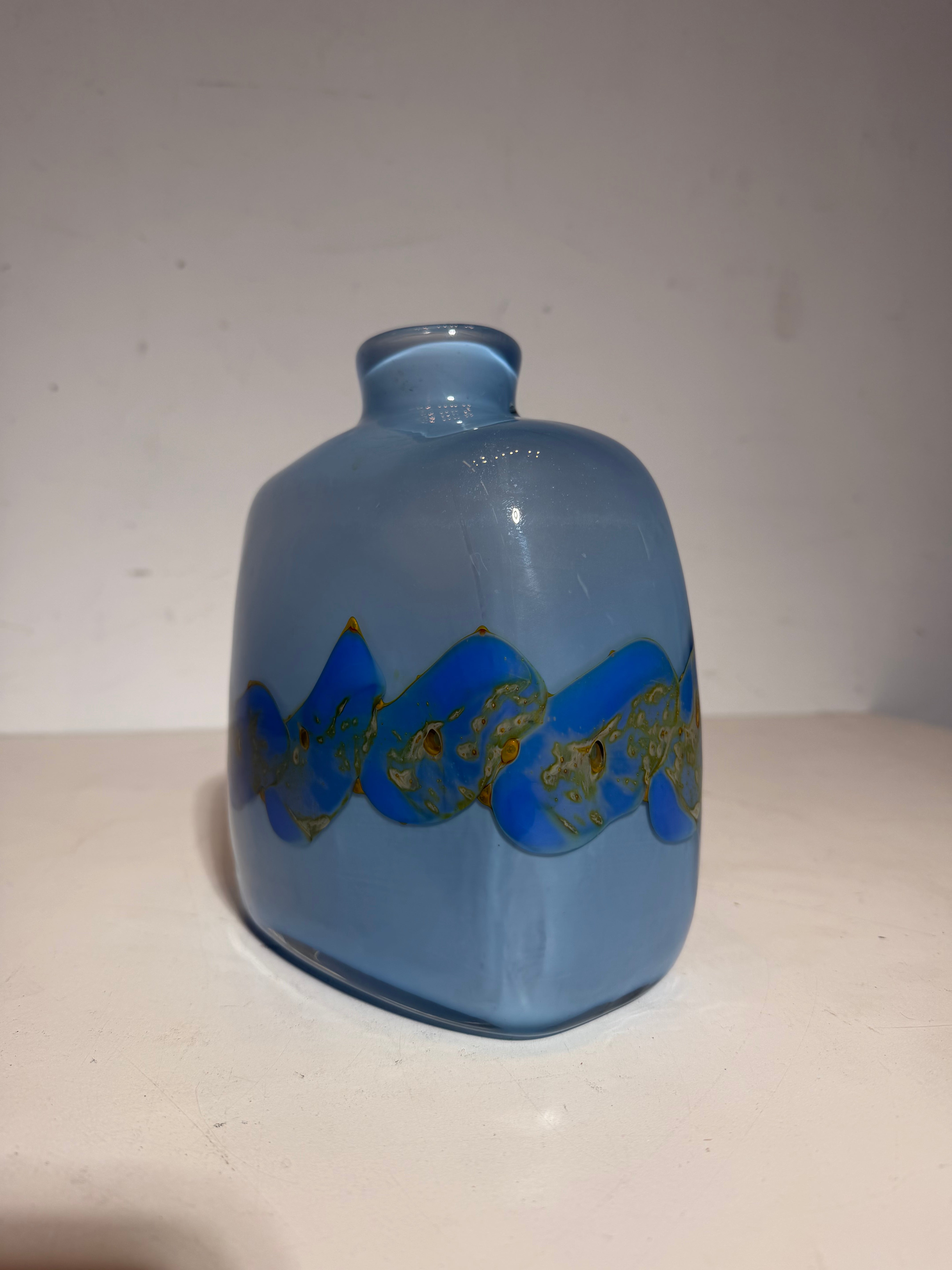 Samuel Herman pour Rosenthal – Vase en verre d'art en édition limitée (25/200)