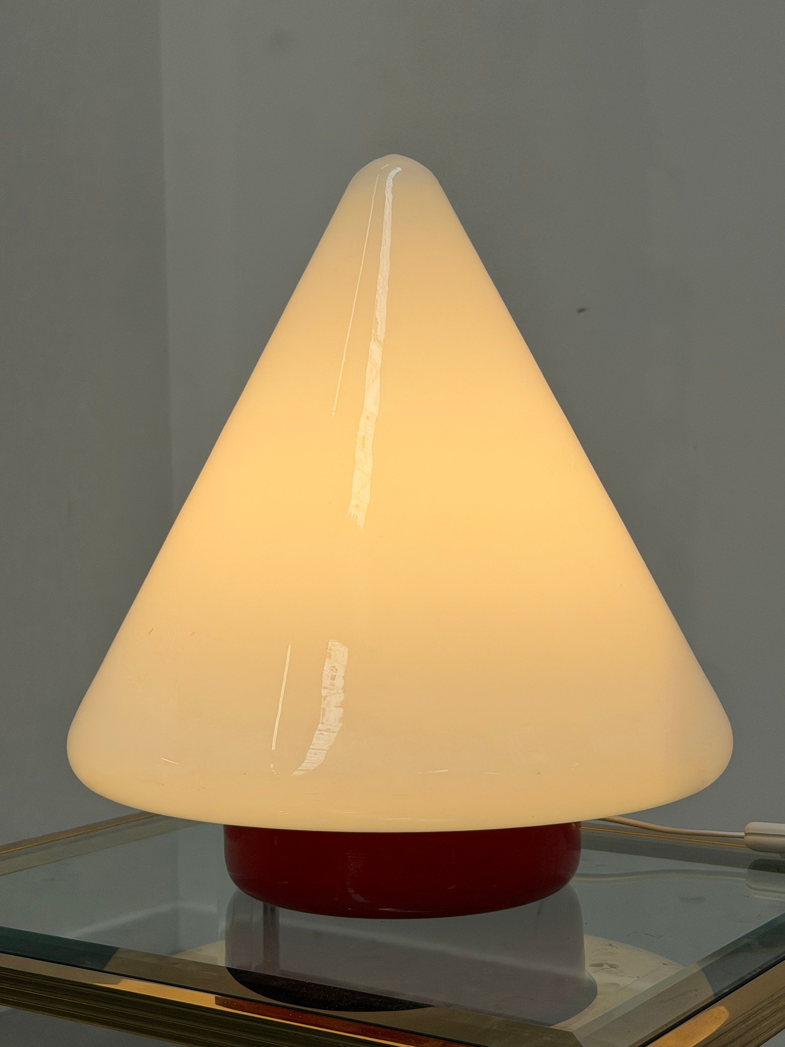 Vintage Italian Murano Mushroom Table Lamp, 1970s