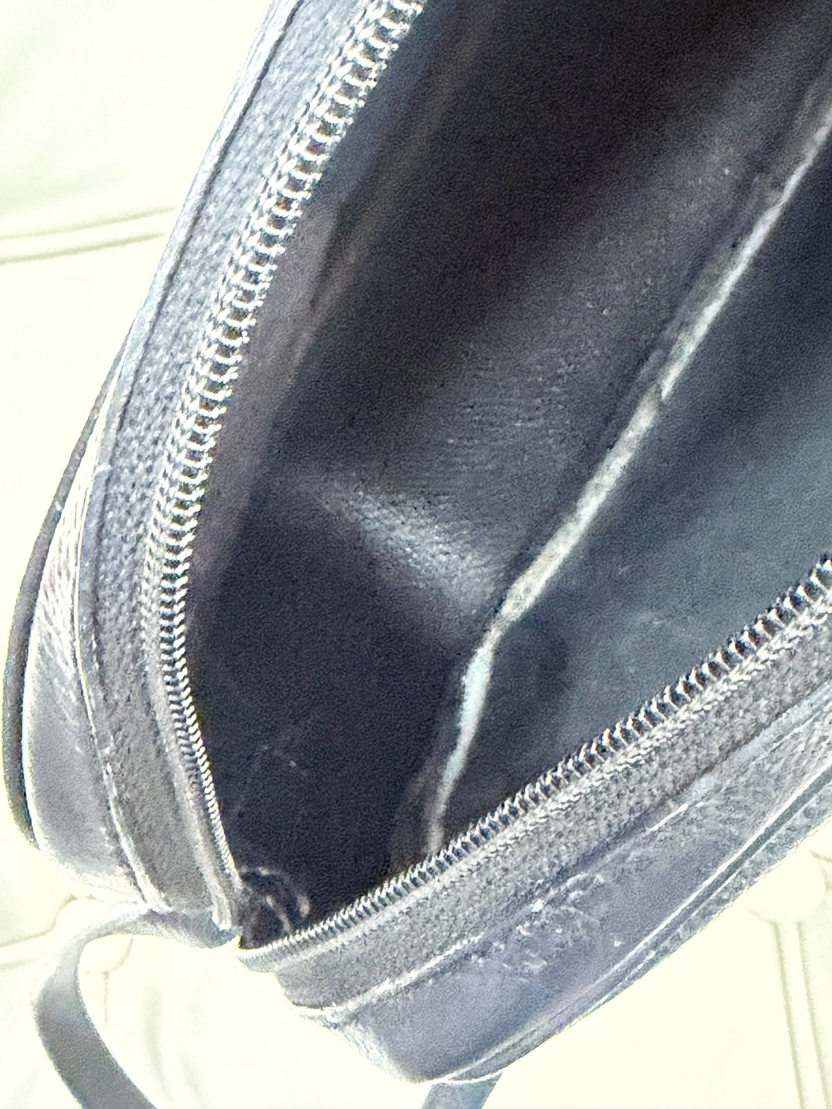 Vintage Delvaux Navy Blue Crossbody Bag