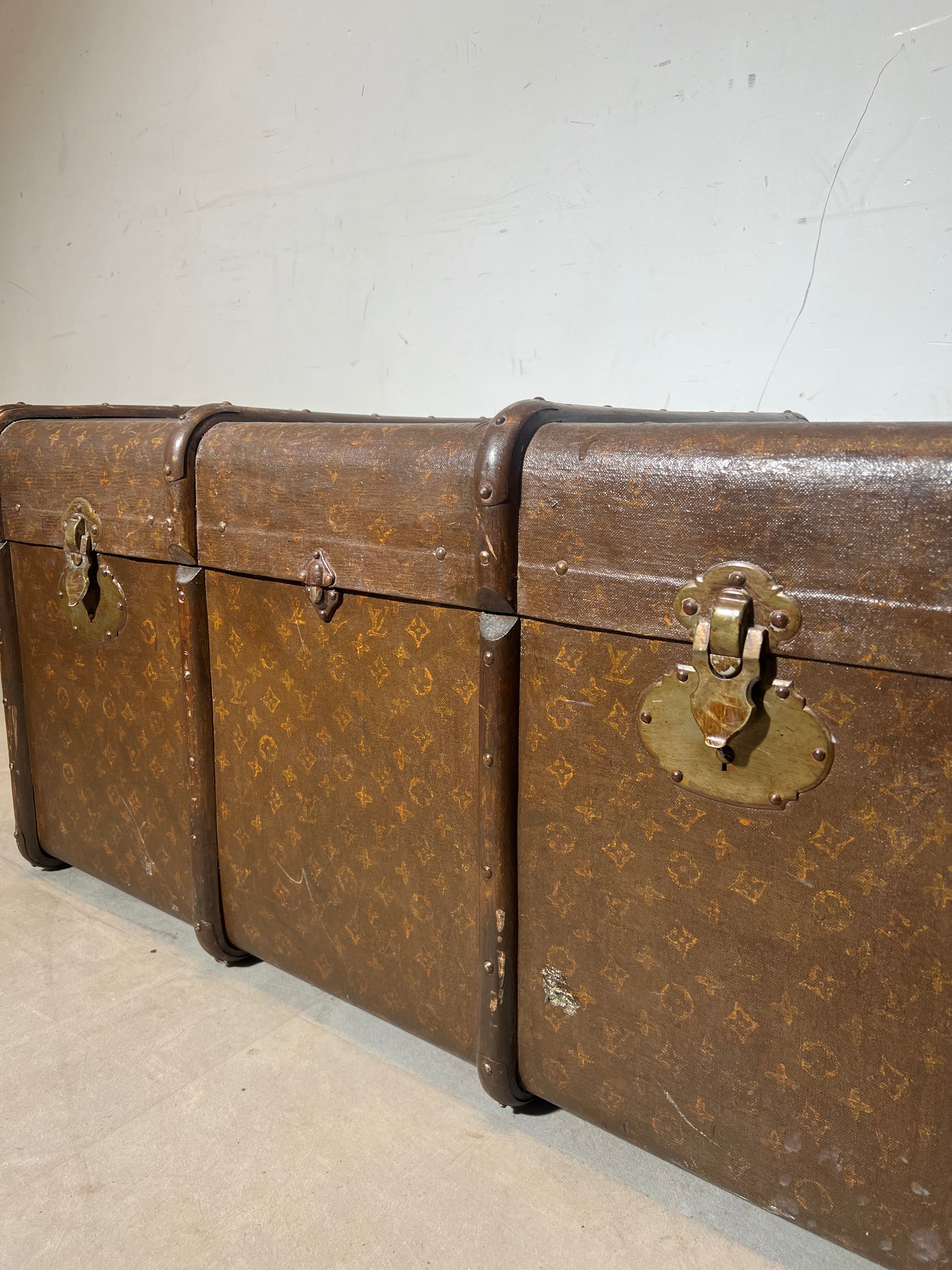 LV style Suitcase with Monogram