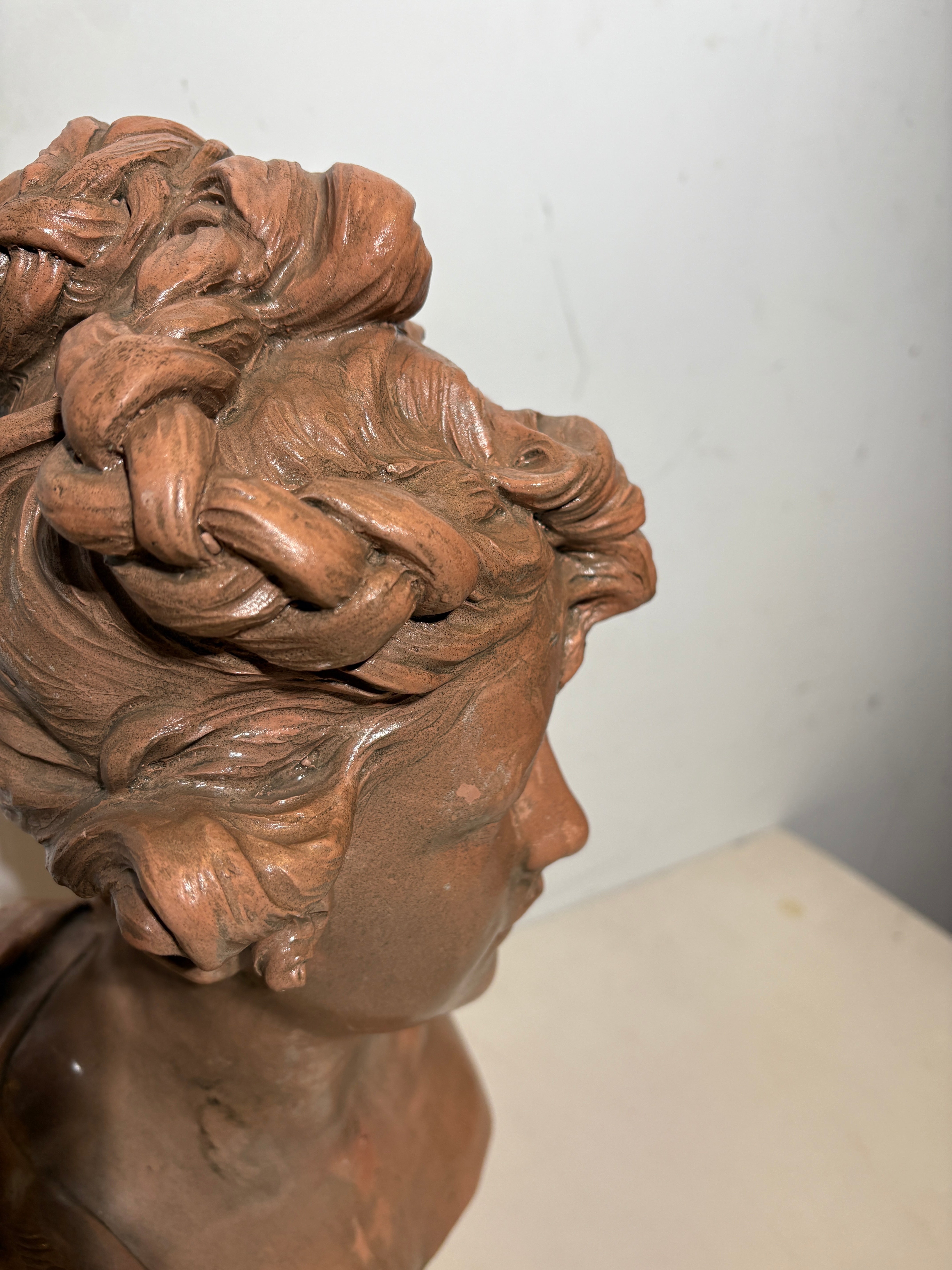 Antique Buste Art Nouveau