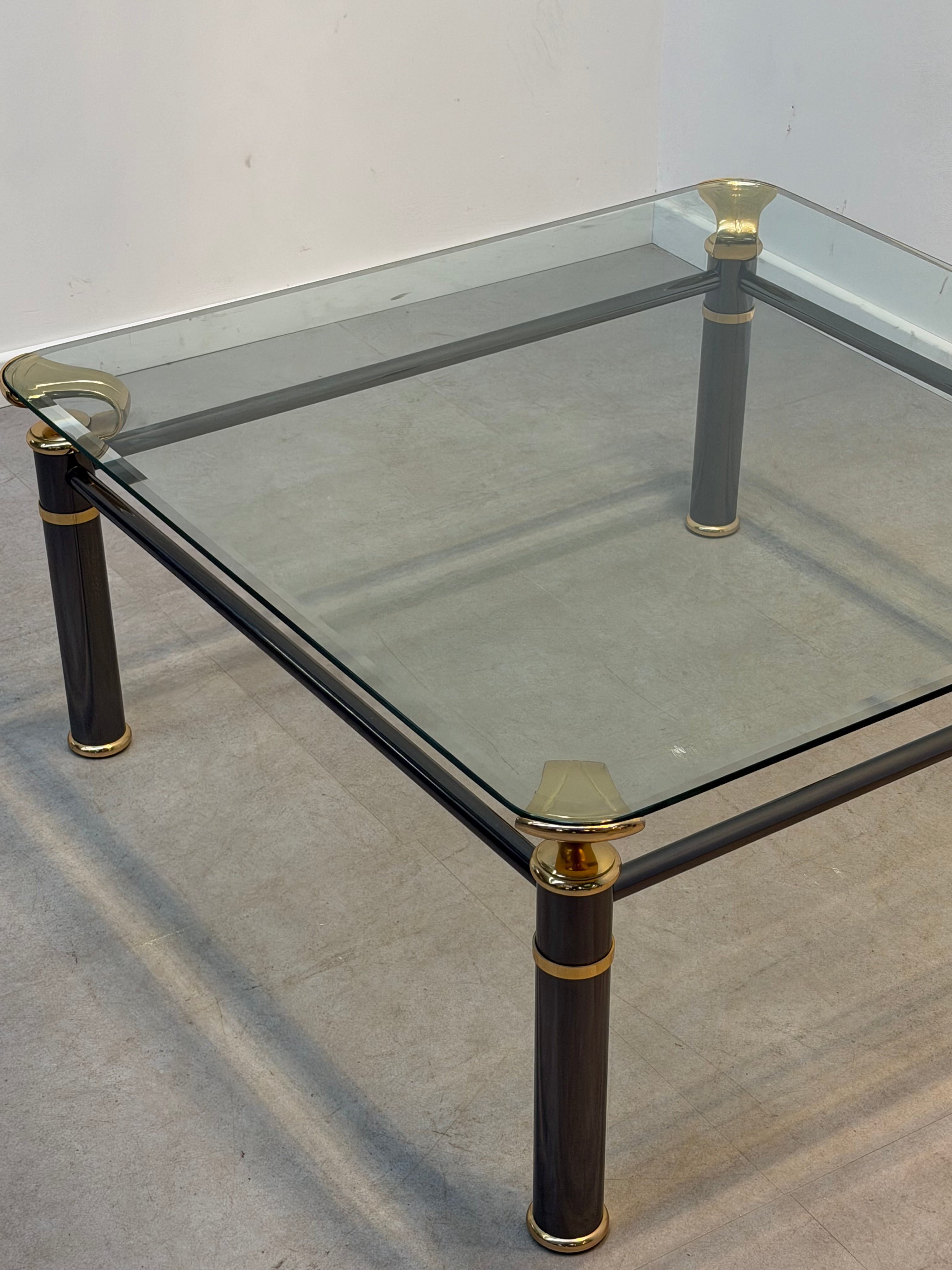Regency Coffeetable with Glass Top - 100 x 100
