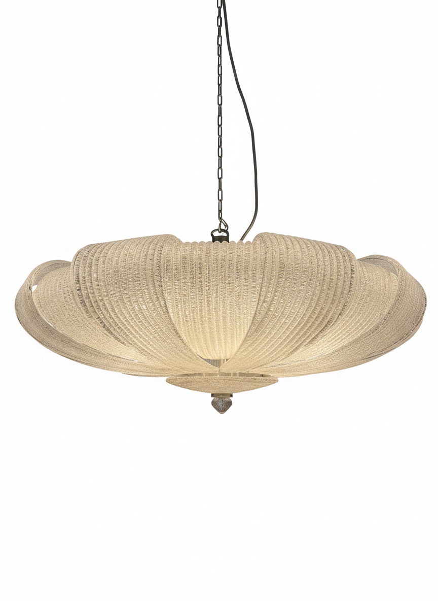 Murano Glass Chandelier — Italy, 1980s