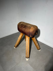 Vintage Leather Gym Horse – Authentic Sports Equipment