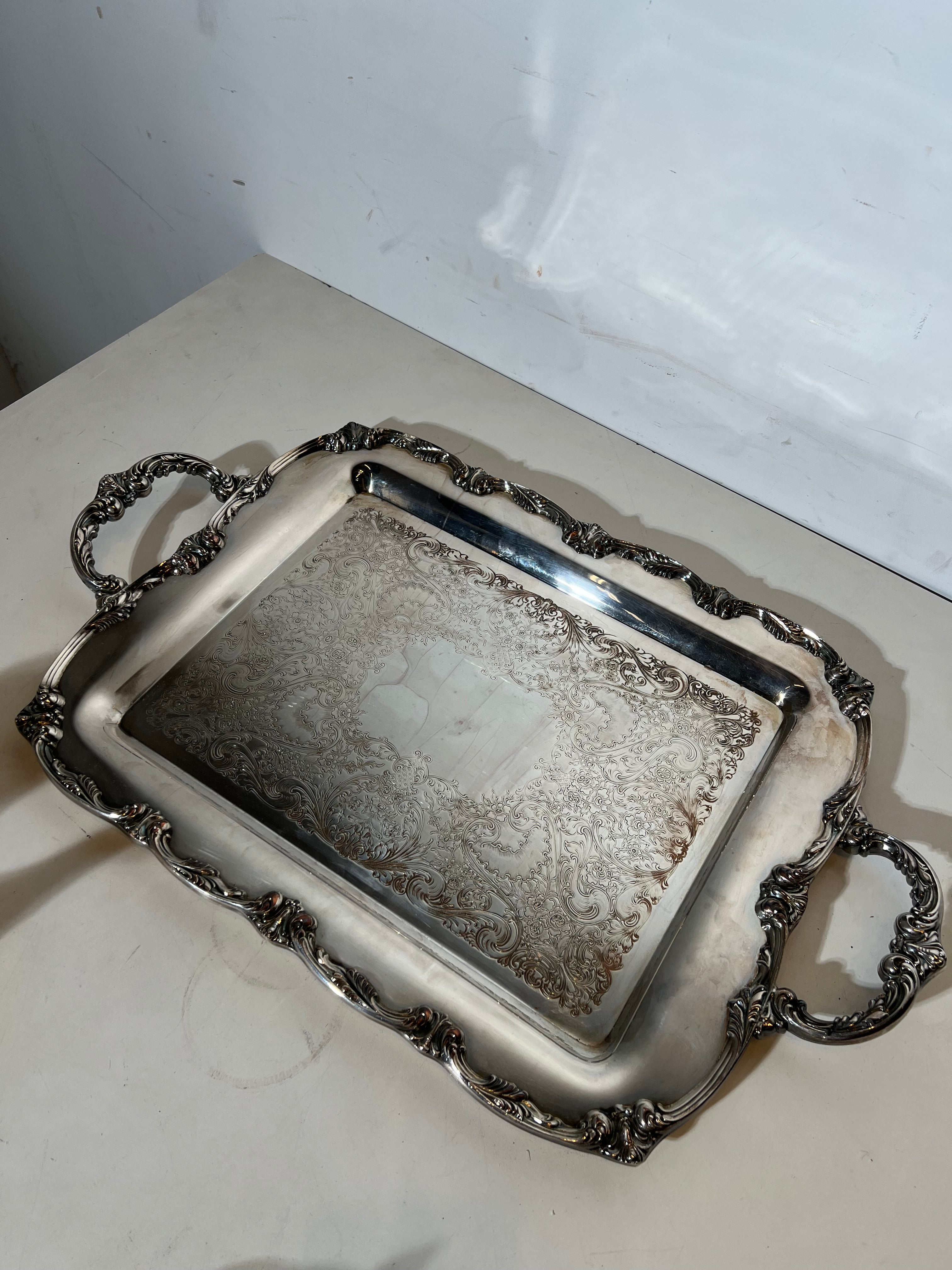 Vintage Rogers Silver Plated Tea & Coffee Service Rodgers & Son