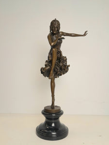 Bronze statue of dancer - Art Deco