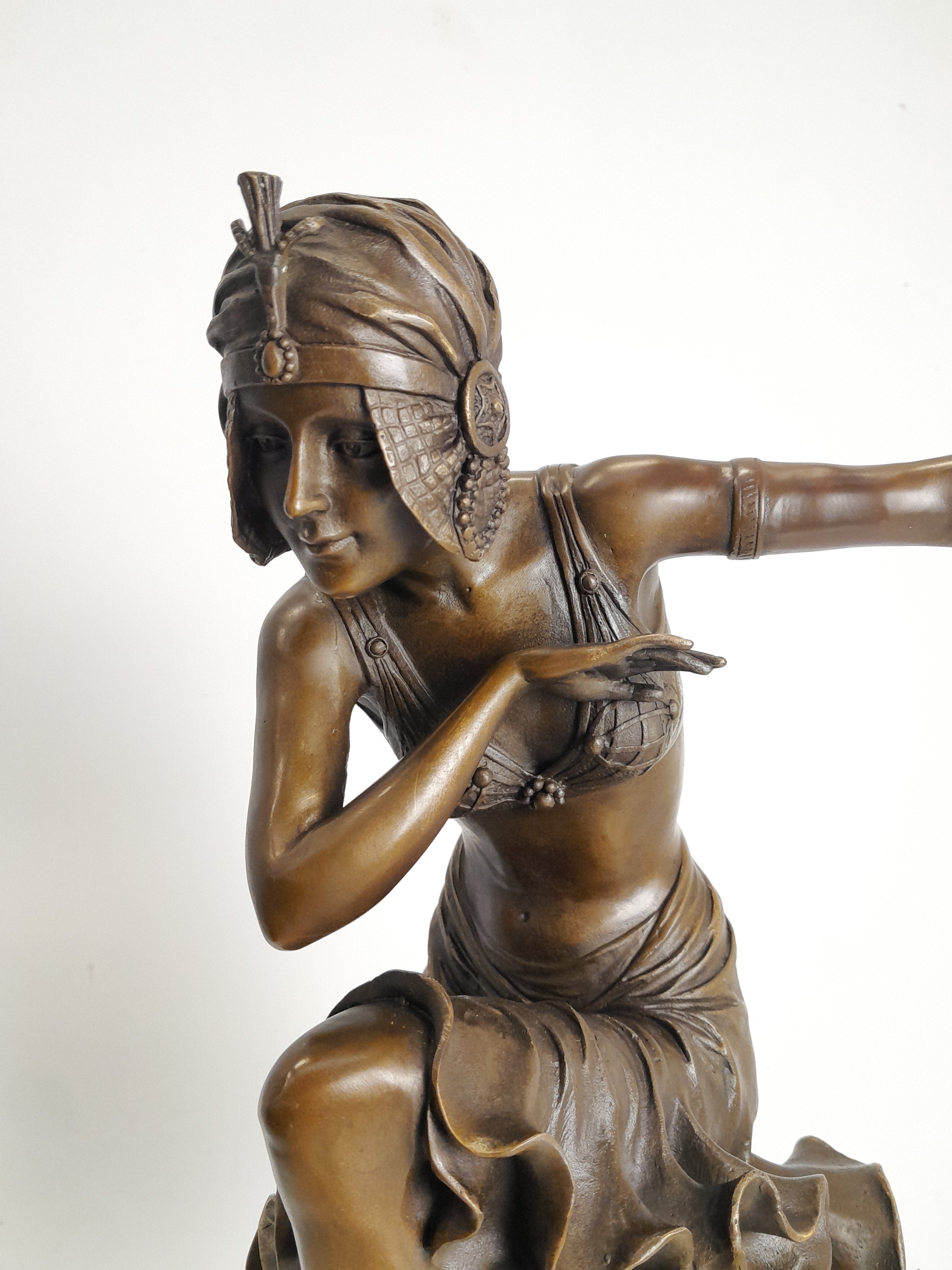 Bronze statue of dancer - Art Deco