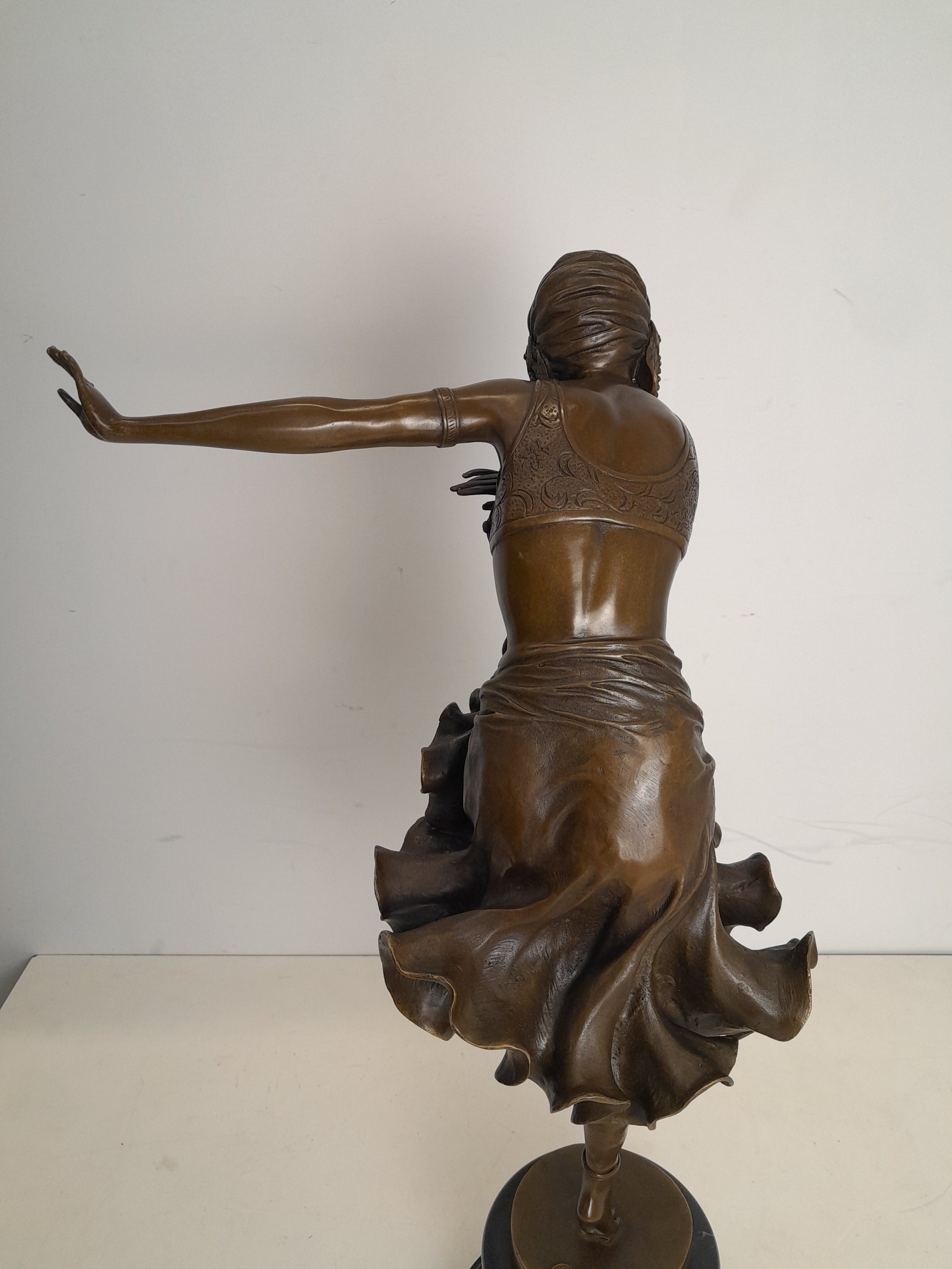 Bronze statue of dancer - Art Deco
