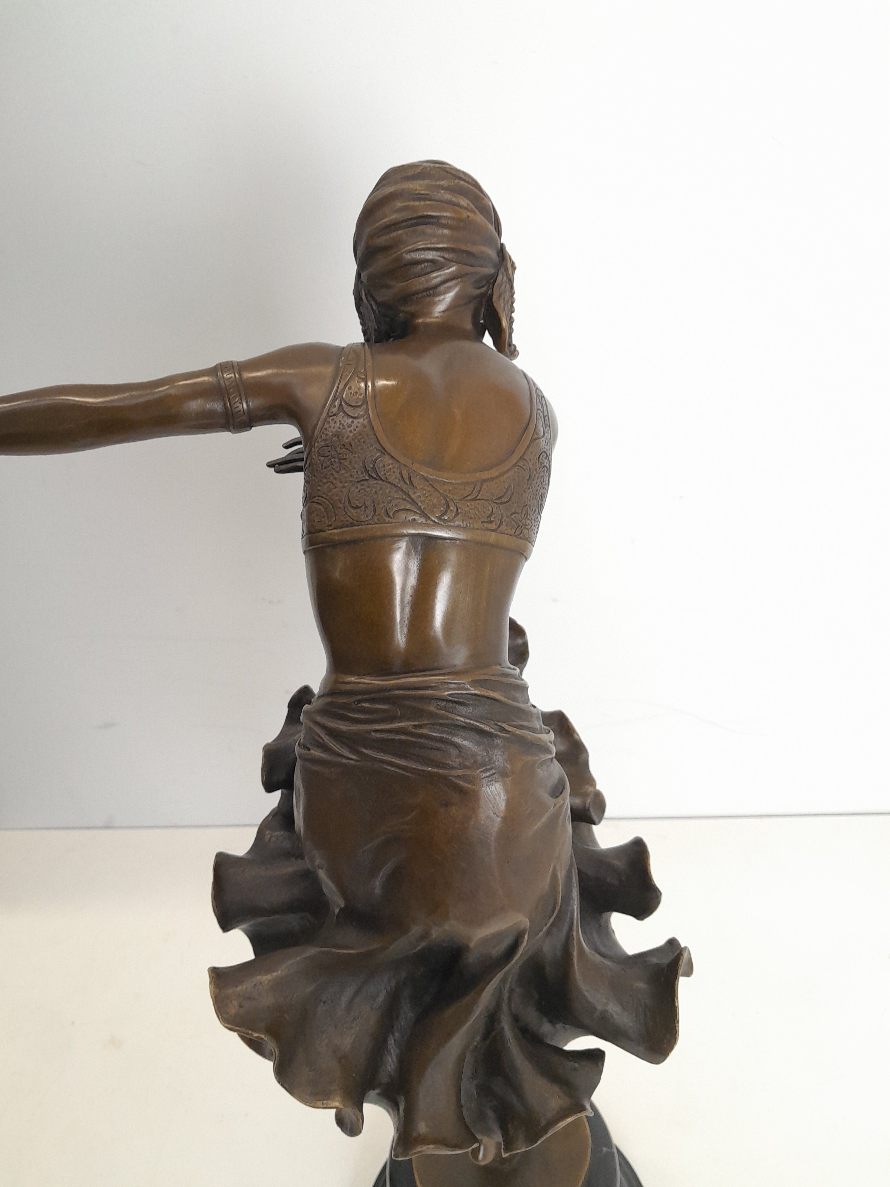Bronze statue of dancer - Art Deco