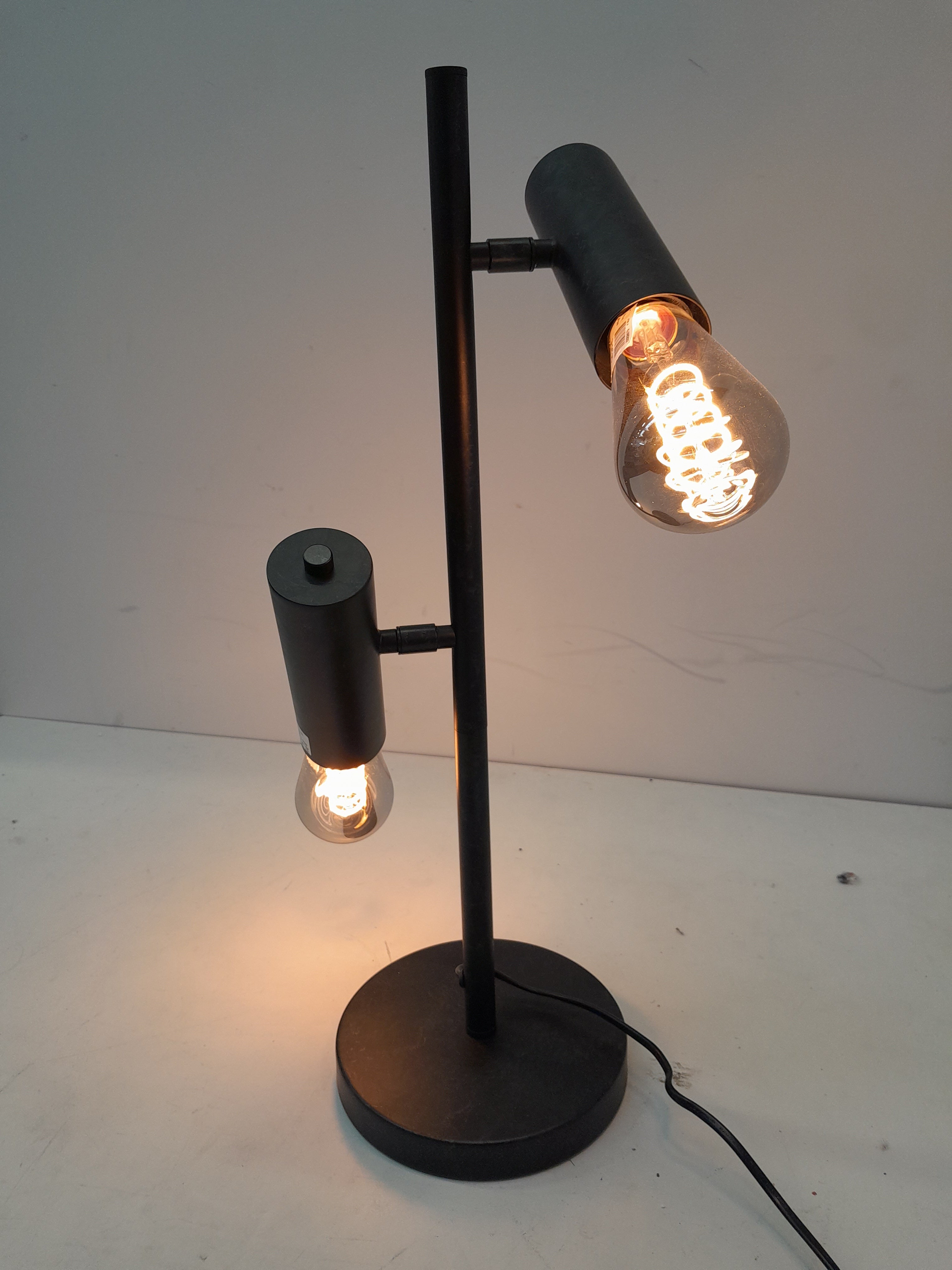 Charcoal table lamp