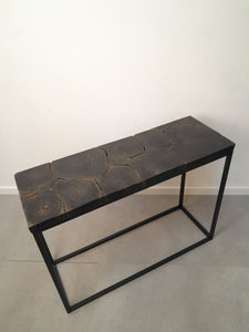 Black & Gold Hallway Table