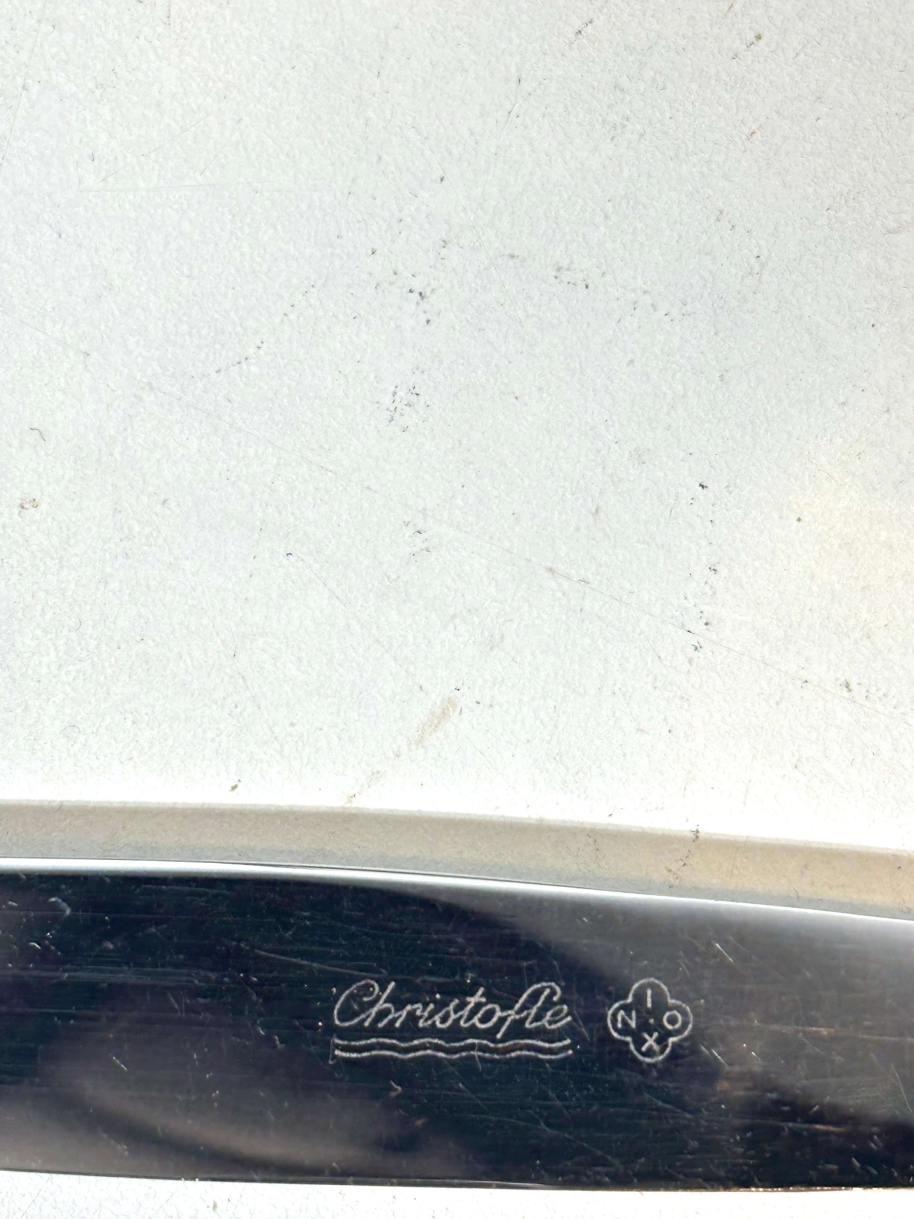 Ensemble de couverts Christofle « Villeroy » en métal argenté