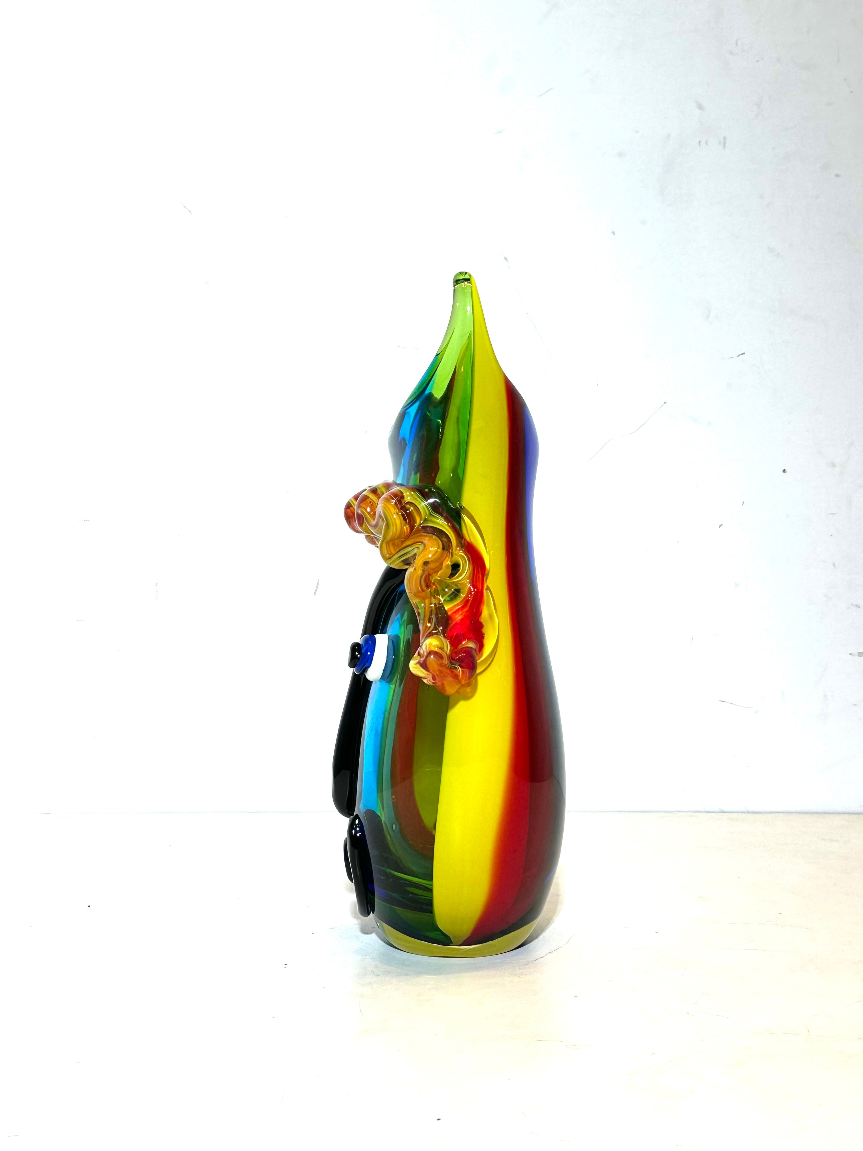 Murano glazen vaas met gezicht