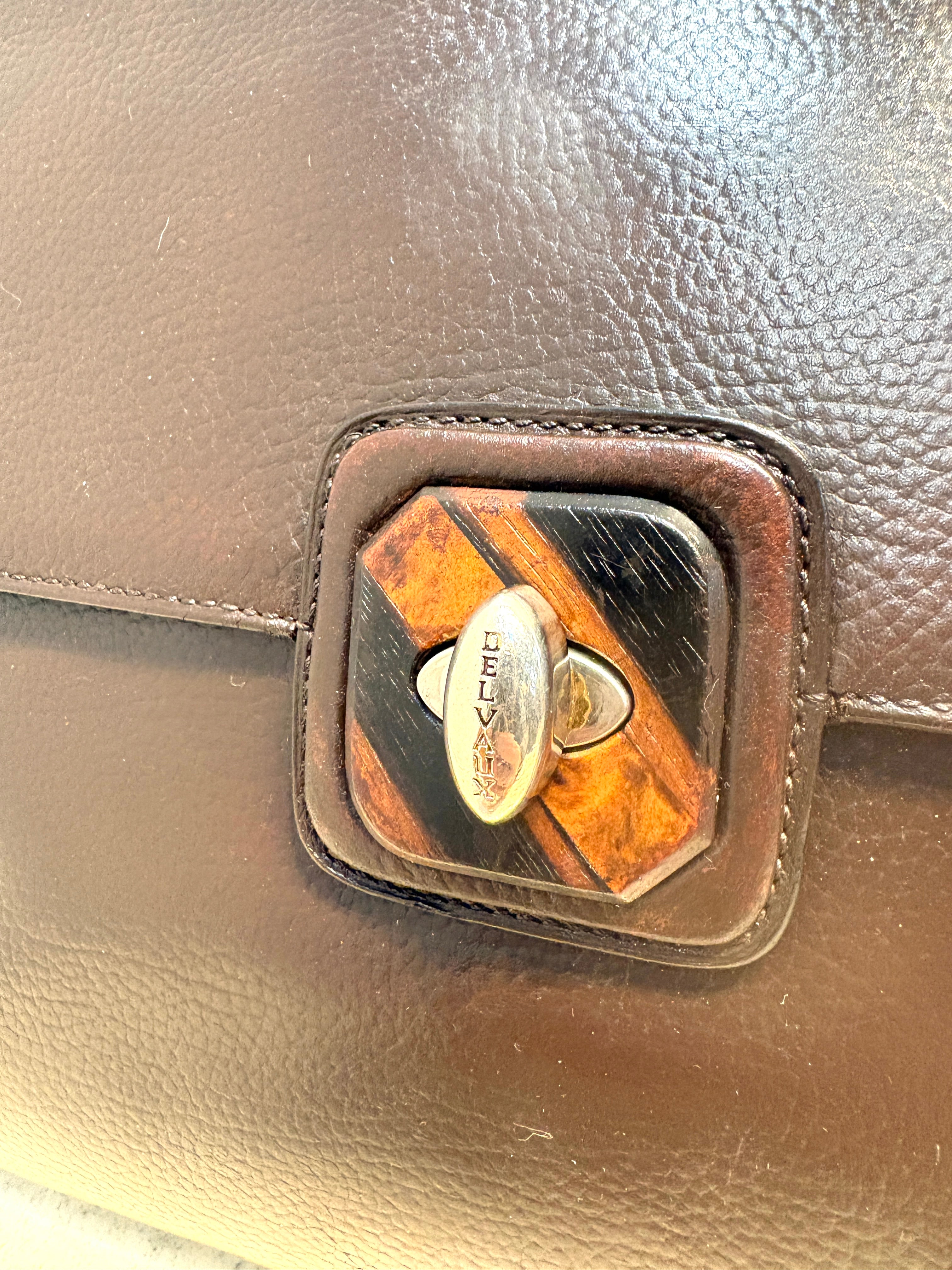 Vintage Handbag Delvaux 'Ciel'