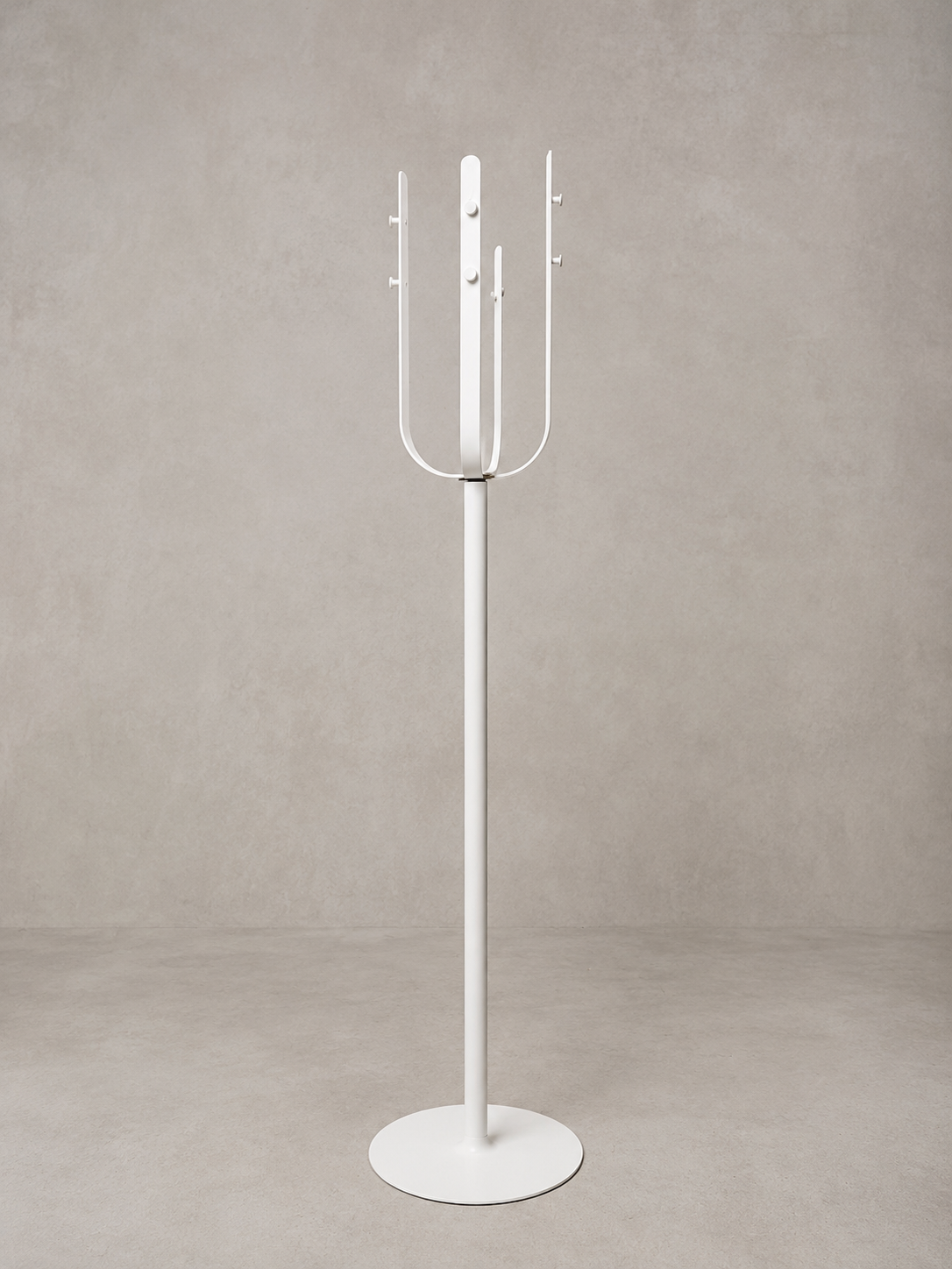 Calligaris White Metal Coat Stand
