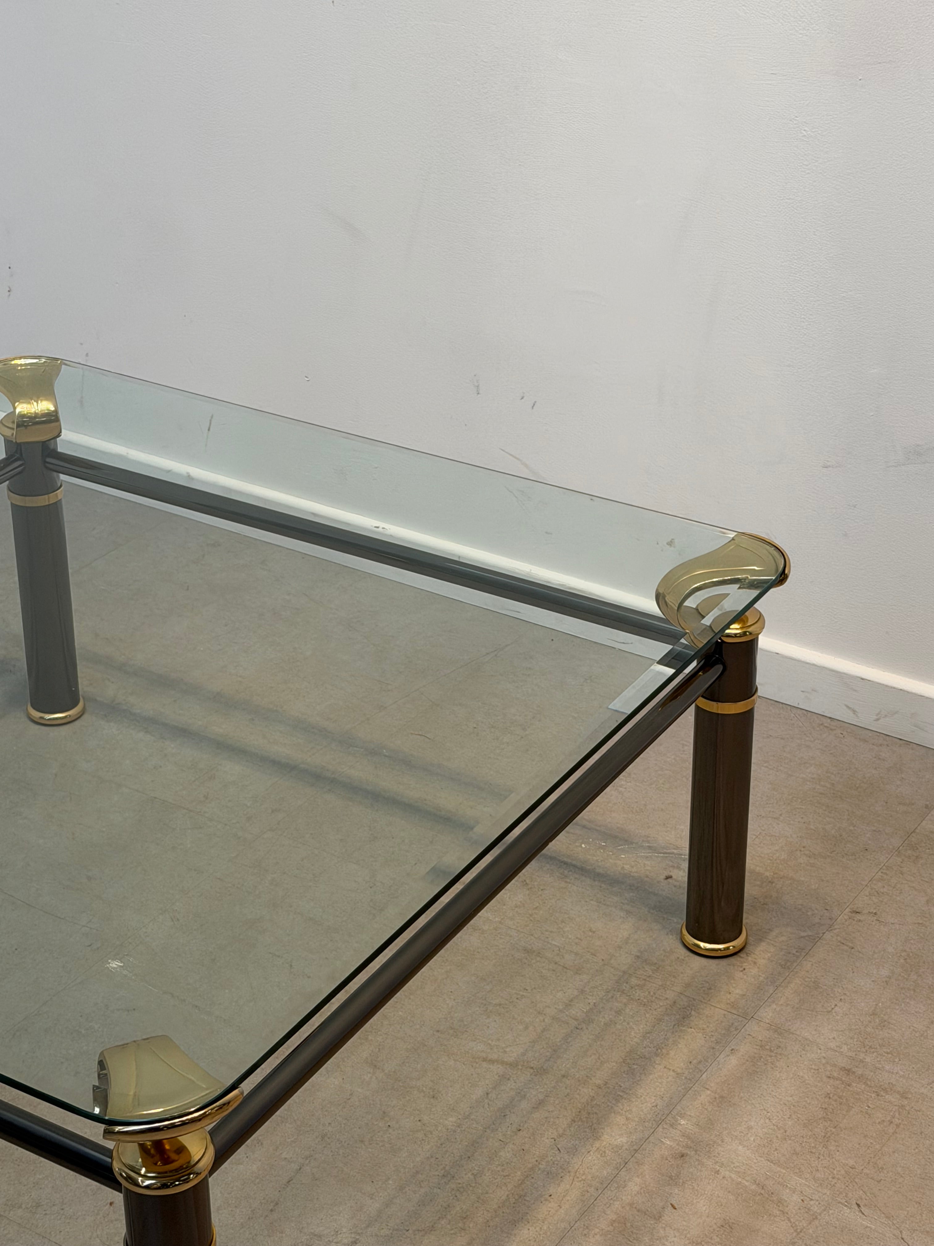 Regency Coffeetable with Glass Top - 100 x 100