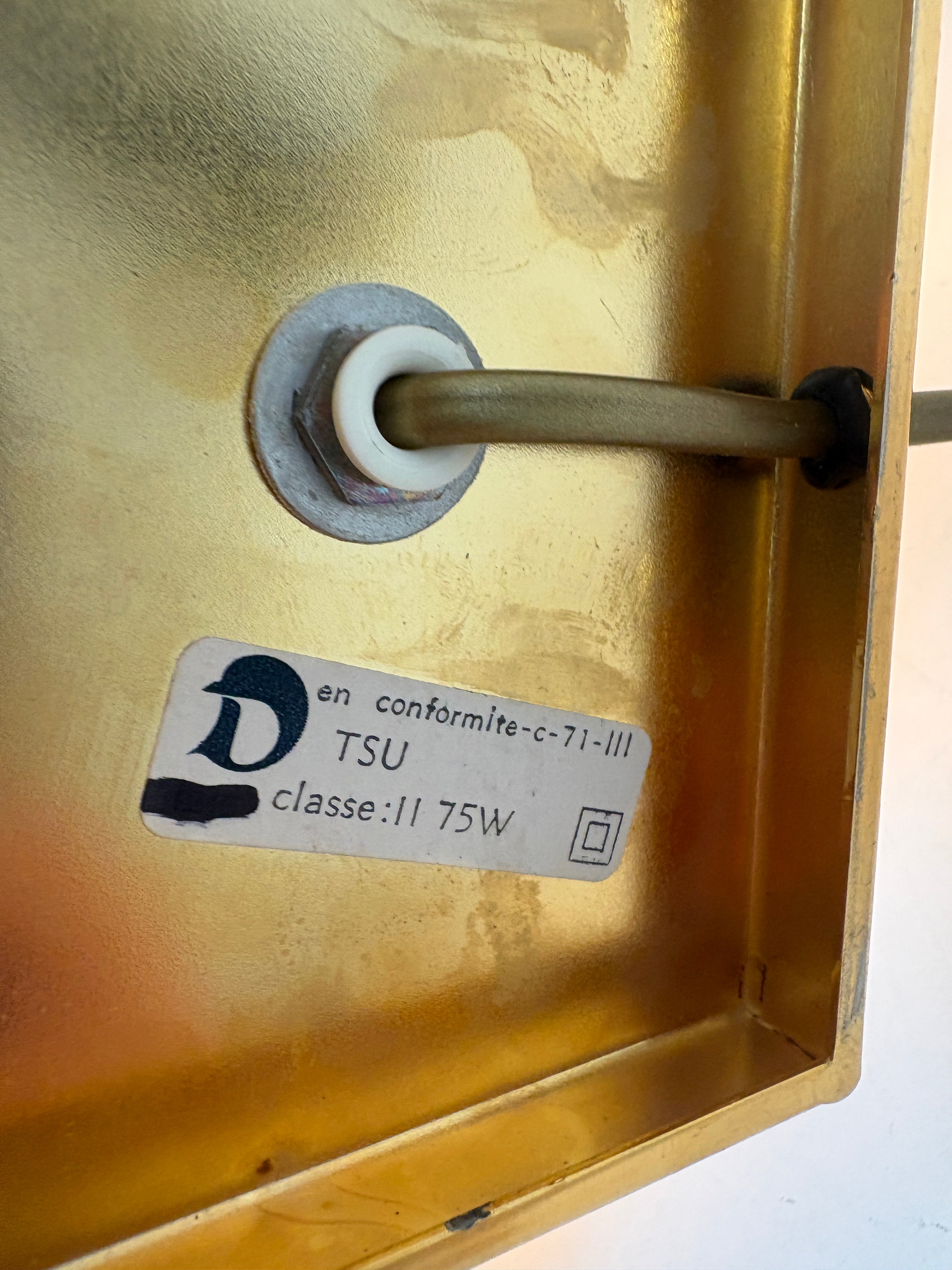 Le Dauphin Table Lamp – Maison Jansen Style – Brass & Black – 52 cm