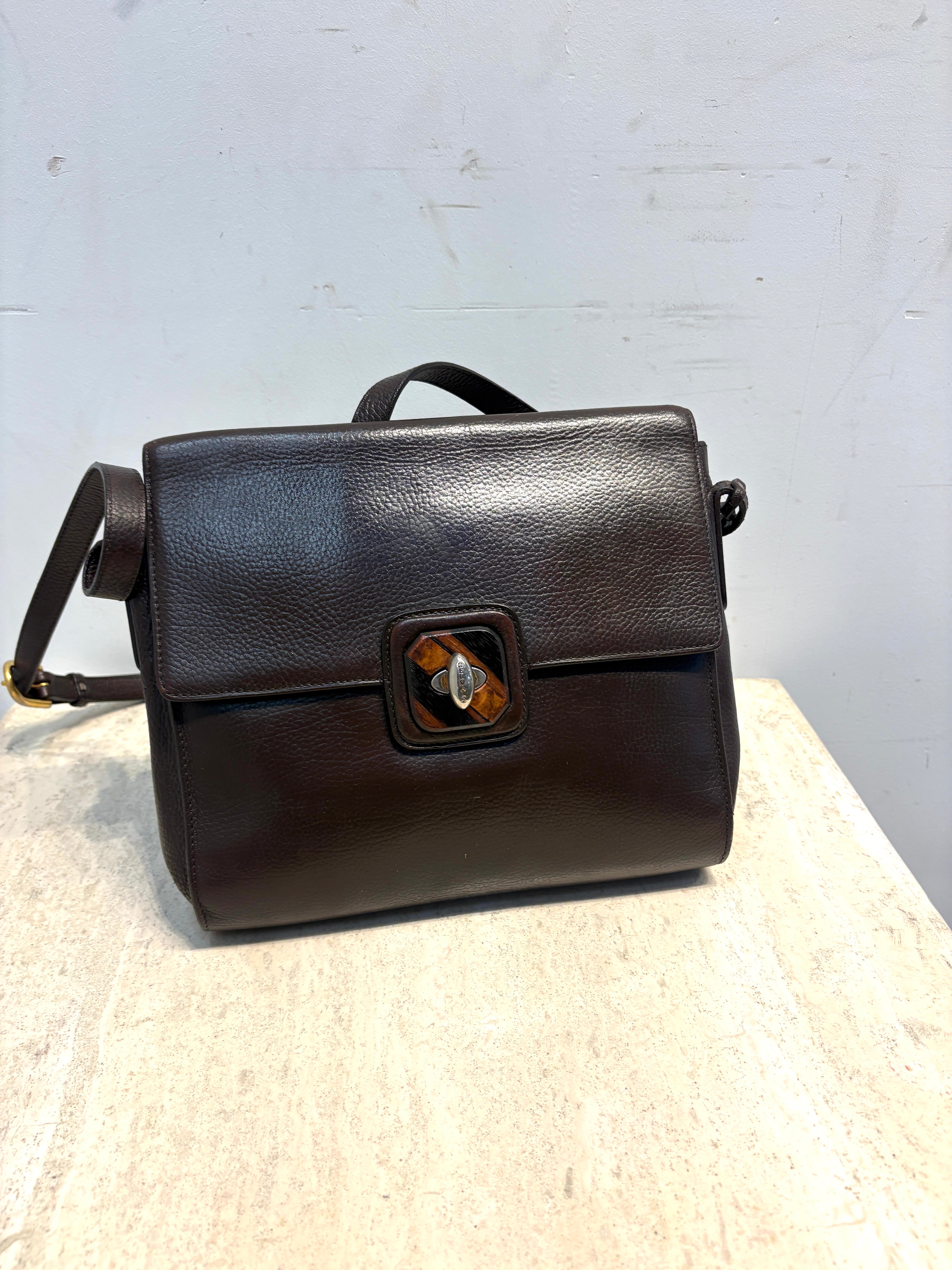 Vintage Handbag Delvaux 'Ciel'