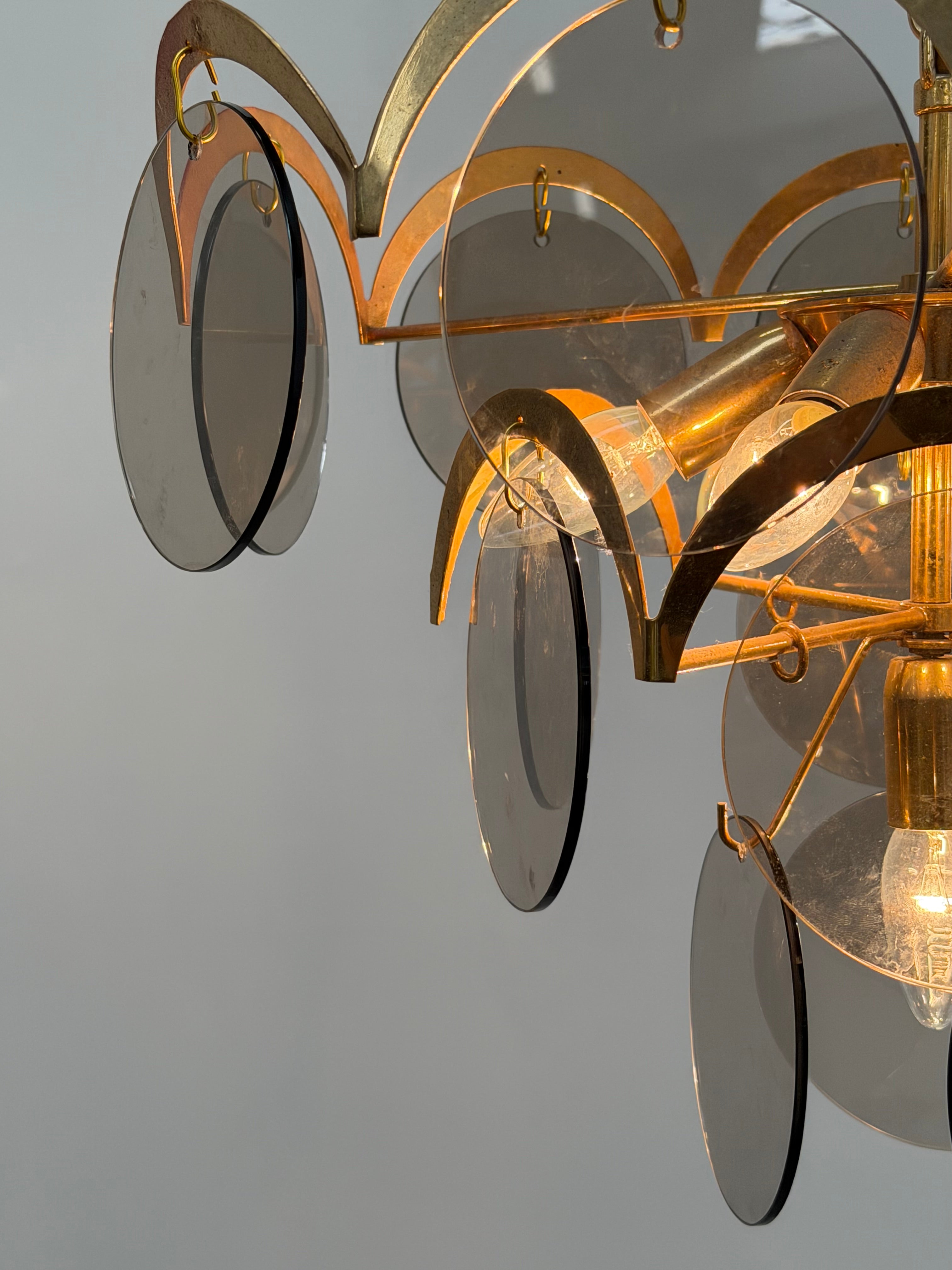 Vintage Gino Vistosi for Murano Chandelier