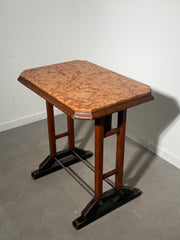Antique Pub Table with Marble Top
