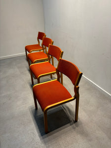 Set of four Danish design chairs “Kvist”