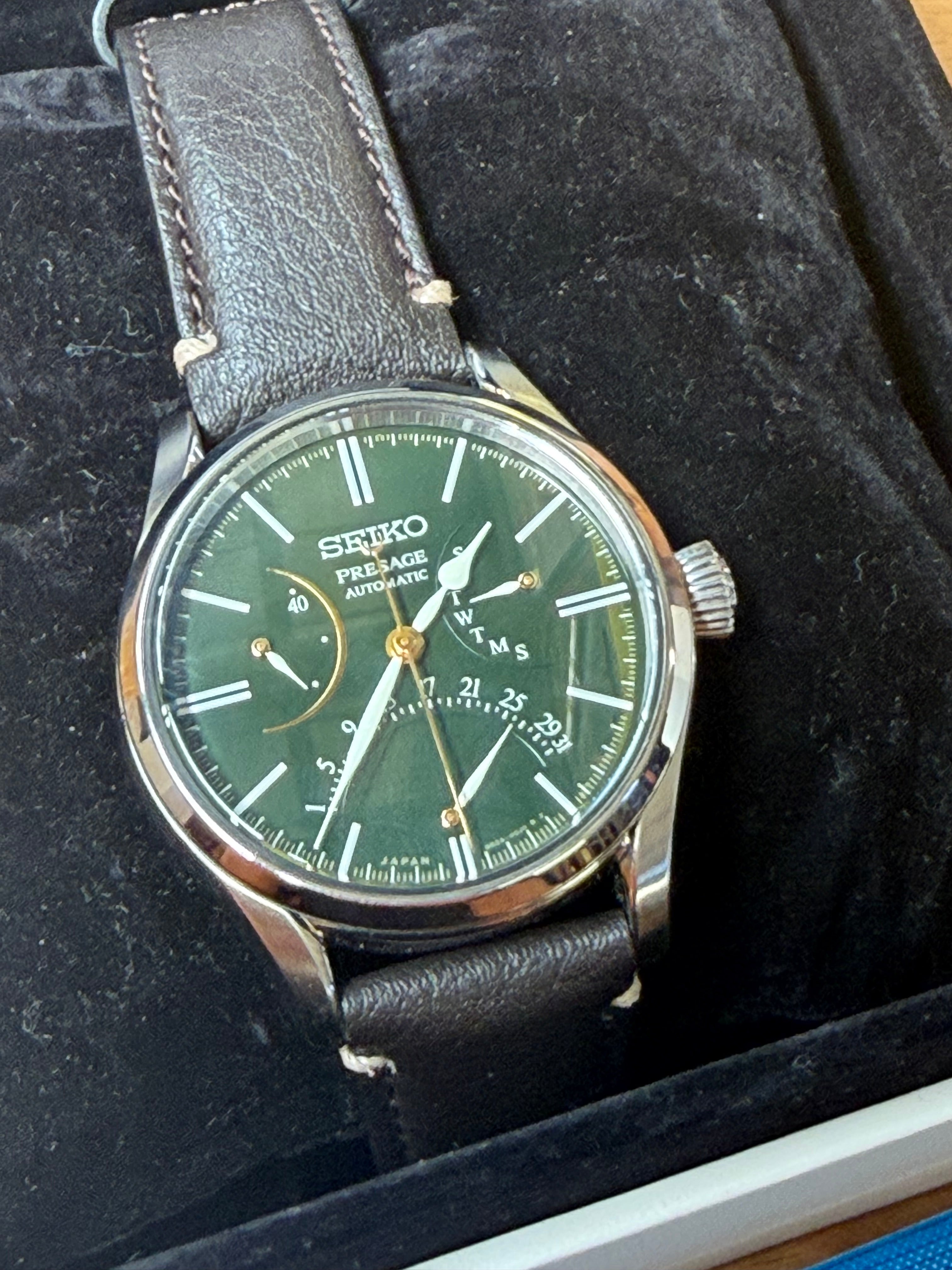 Seiko Presage Series Urushi Green Limited Edition 1368/2000 – SPB295J1
