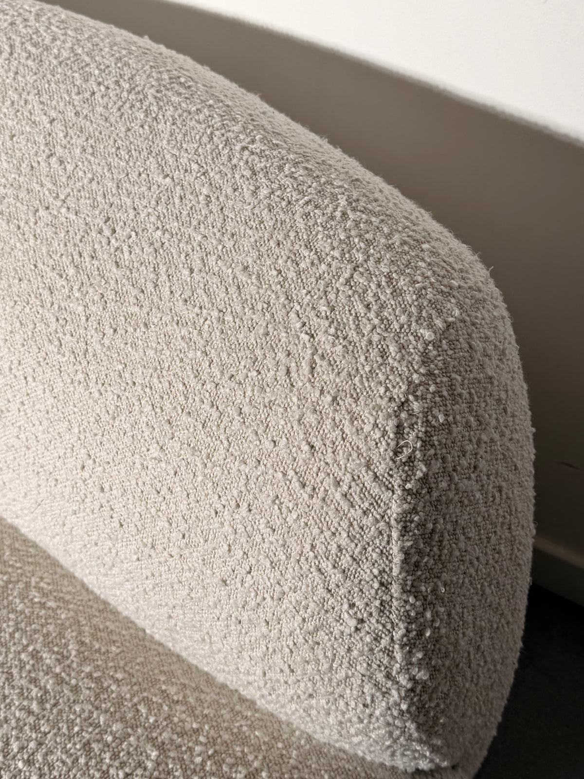 Organic Bouclé Loveseat