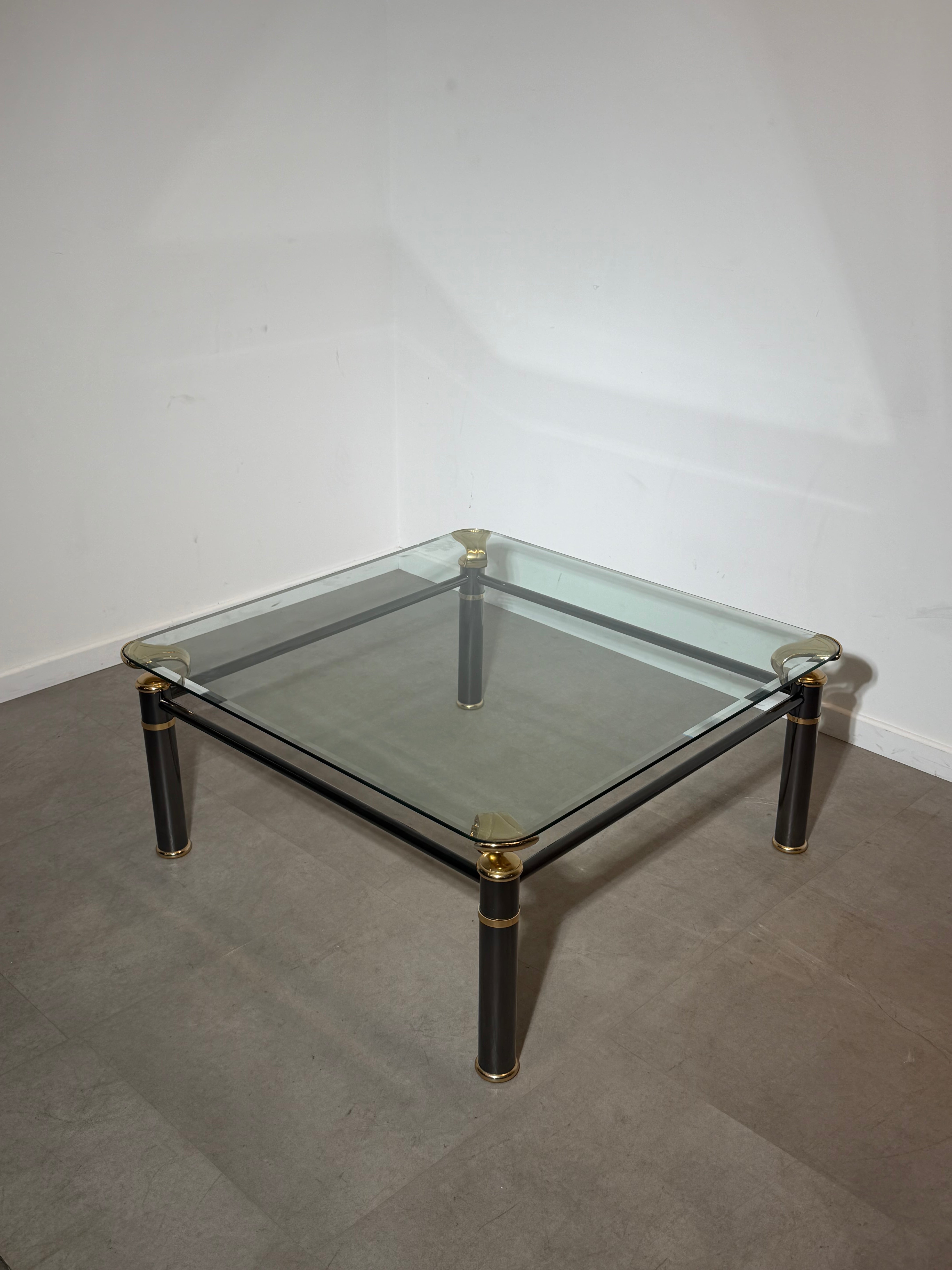 Regency Coffeetable with Glass Top - 100 x 100
