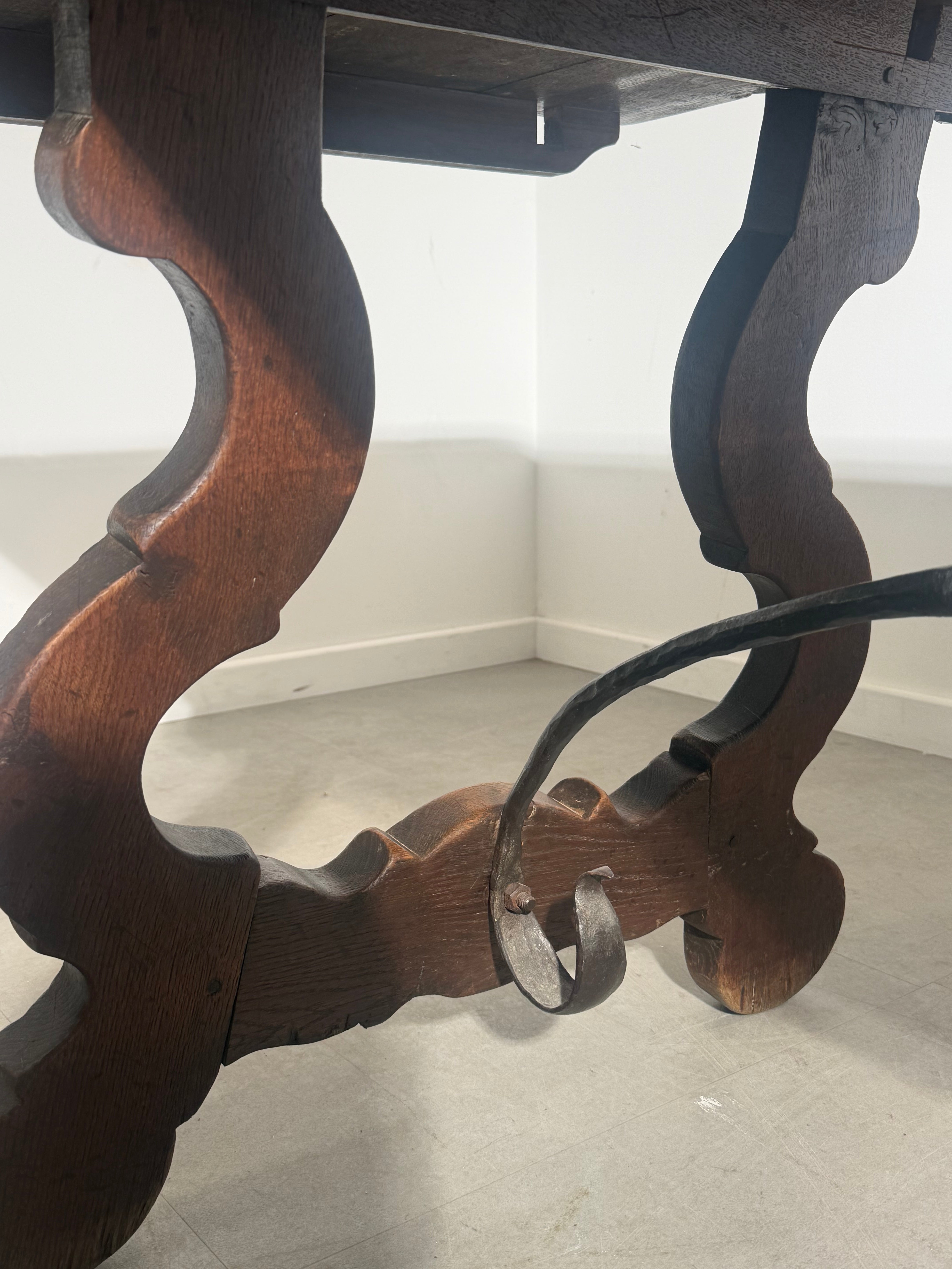 18th Century Solid Oak Dining Table