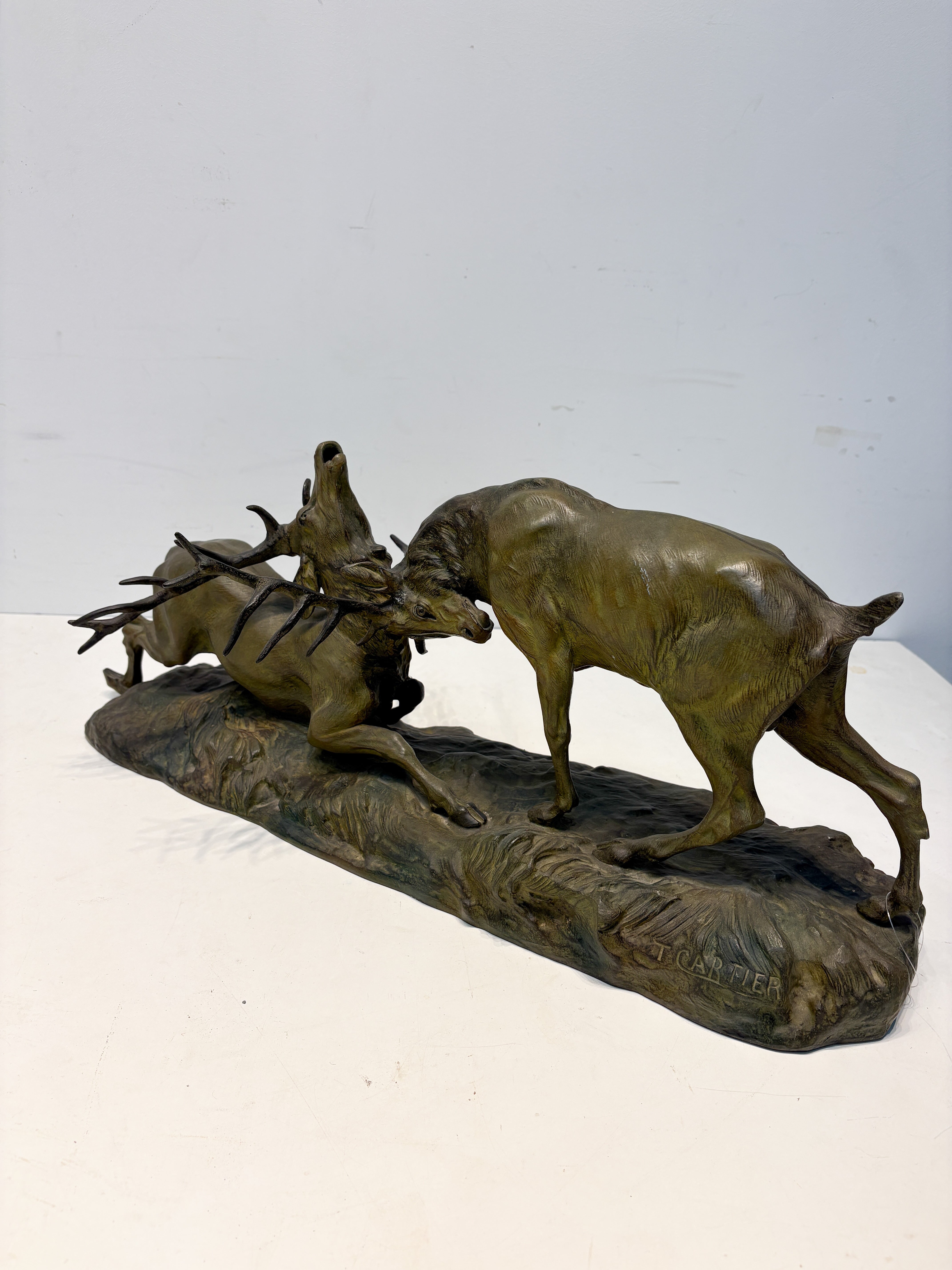 Statue of Fighting Stags